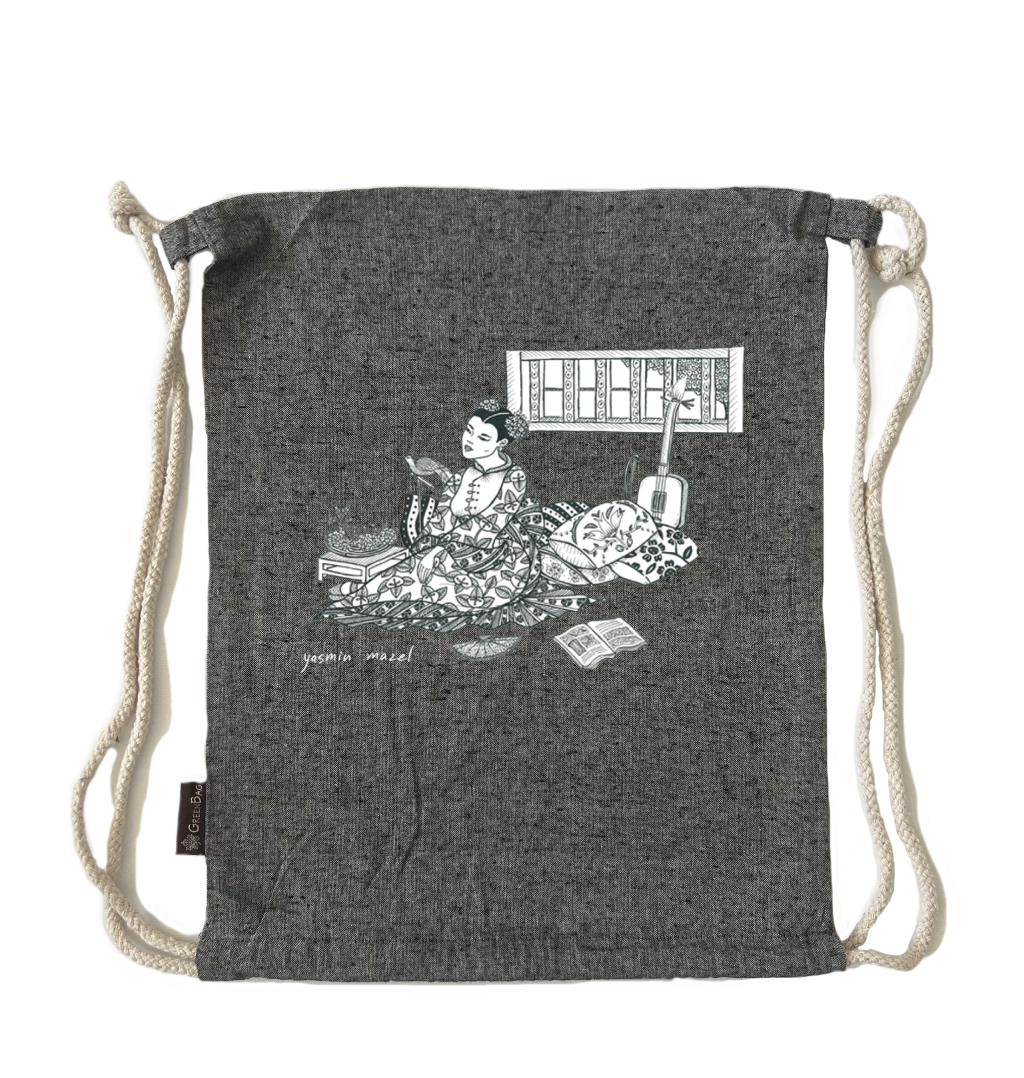 תיק שרוך אישה יפנית