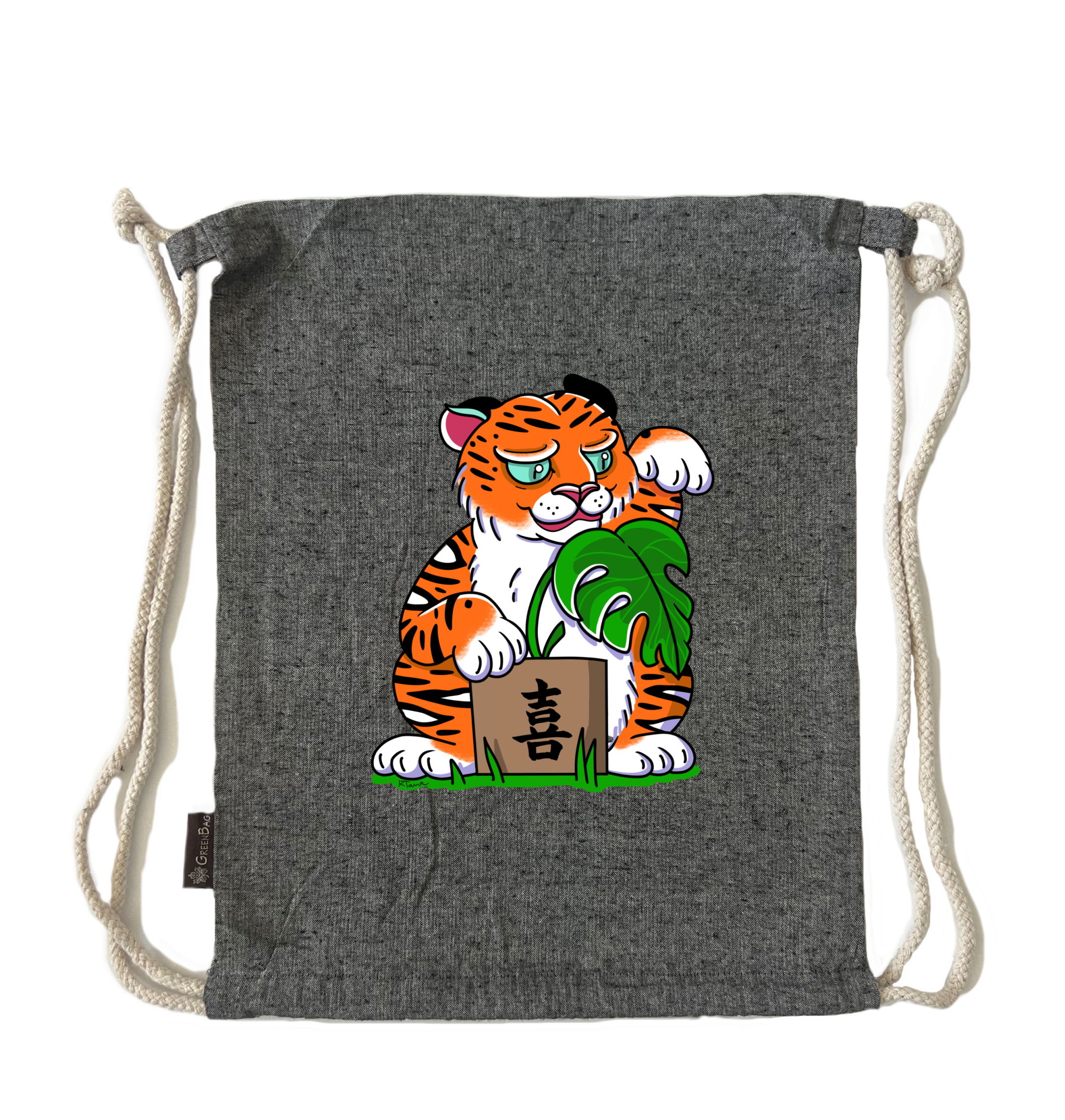 תיק שרוך Monstera