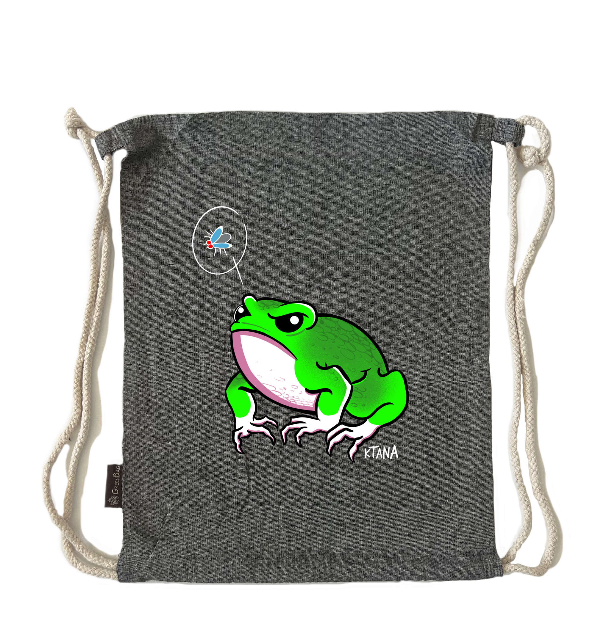 תיק שרוך Angry frog