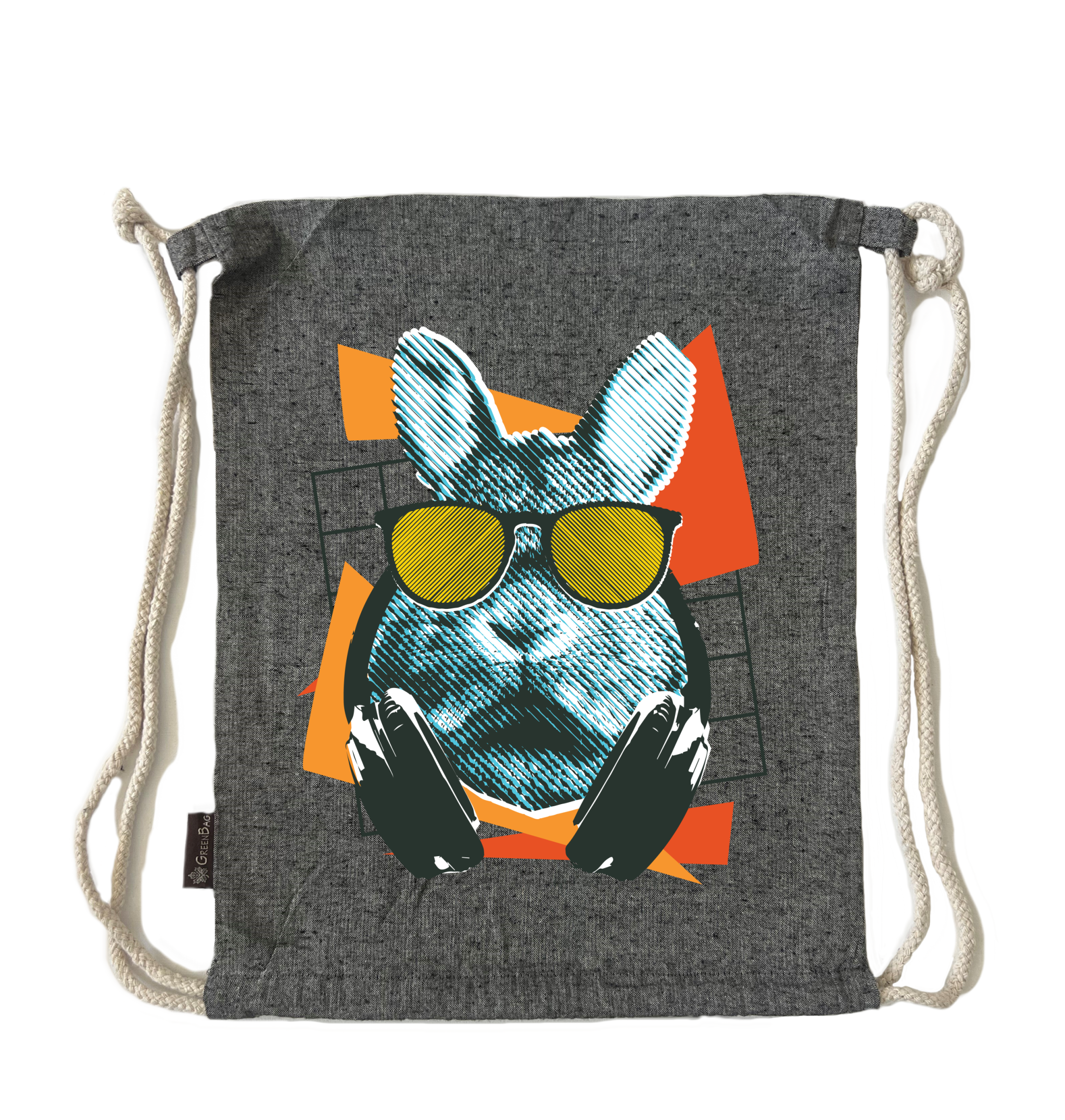 תיק שרוך ארנב רטרו