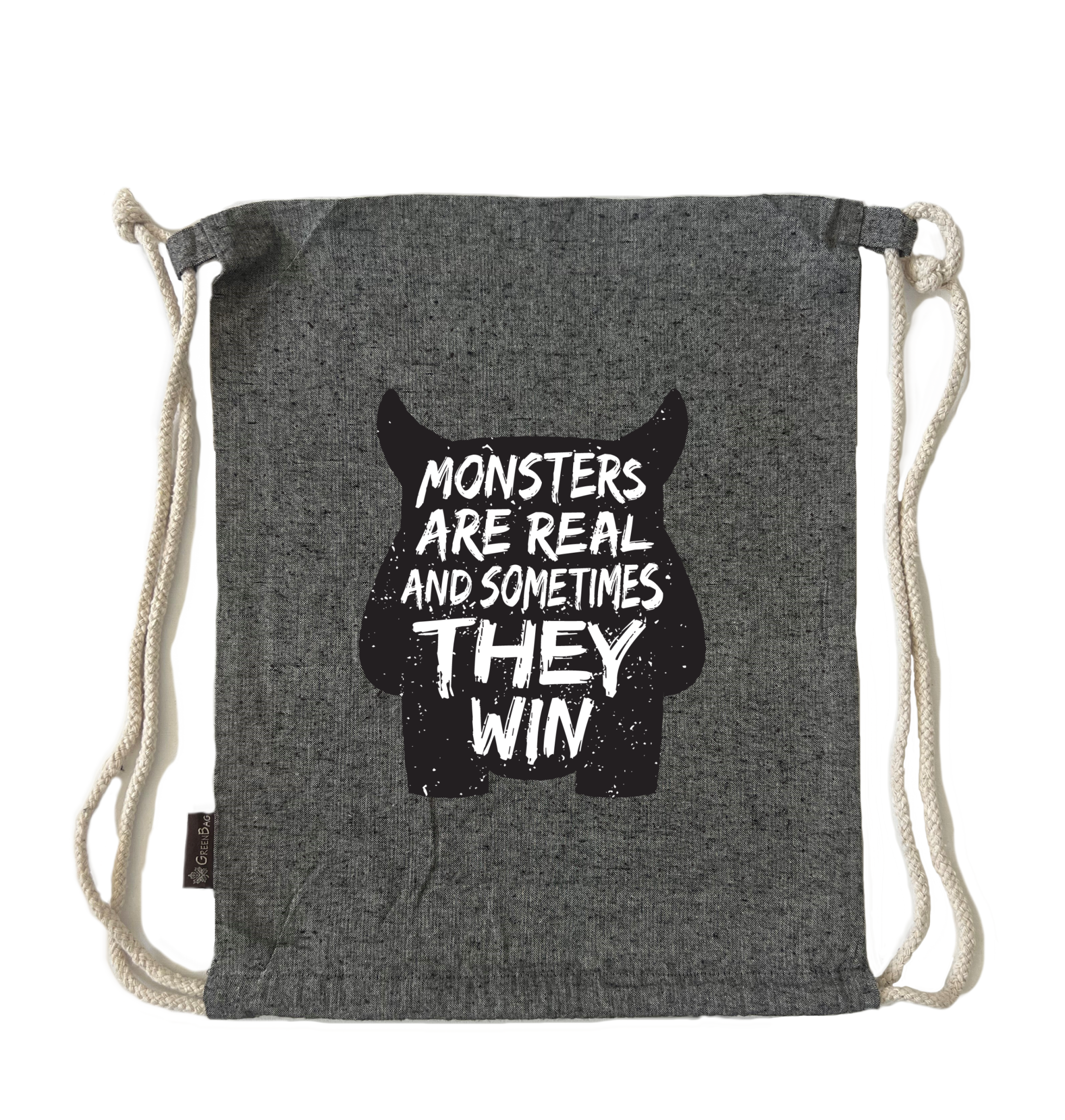 תיק שרוך monster are real