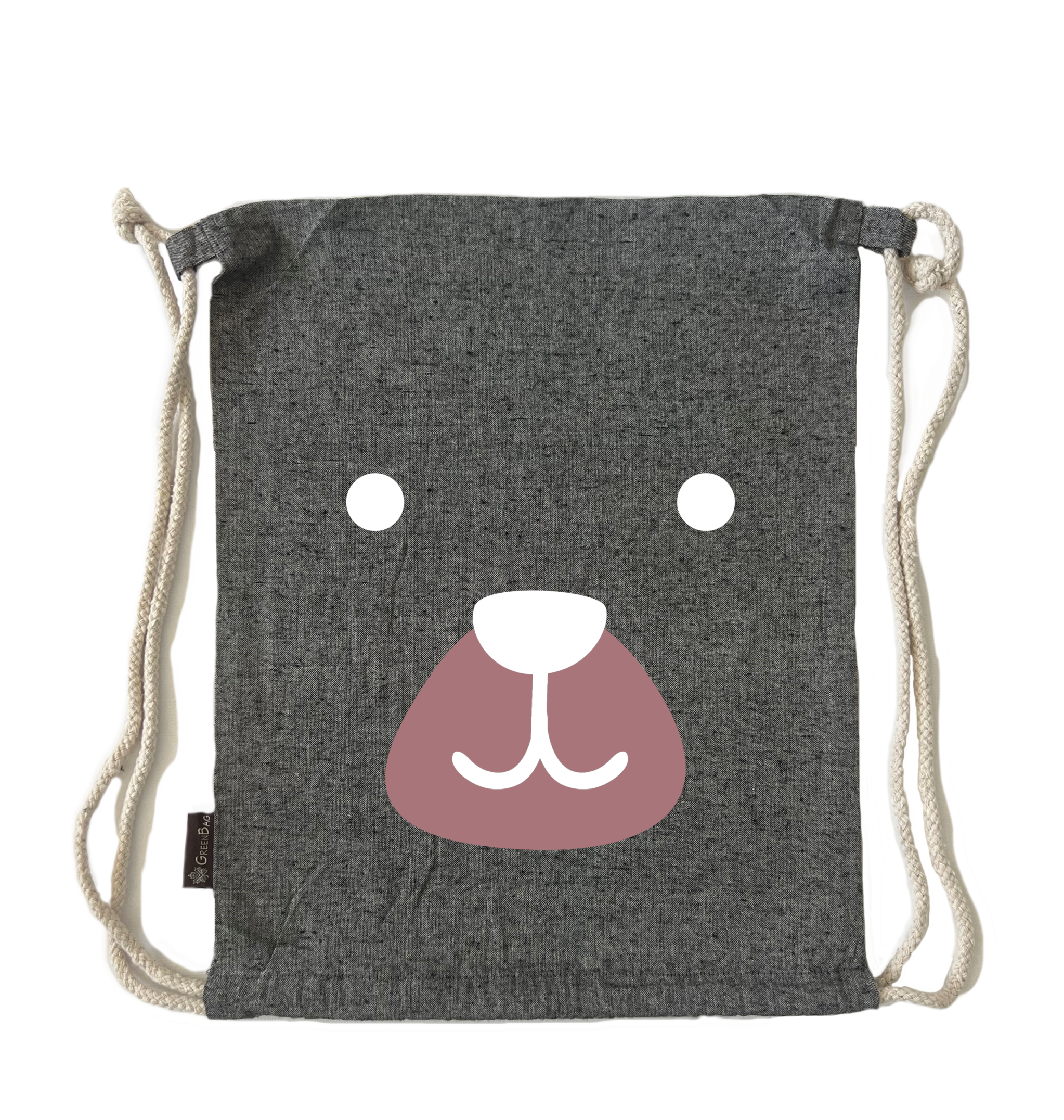 תיק שרוך פרצוף דובי