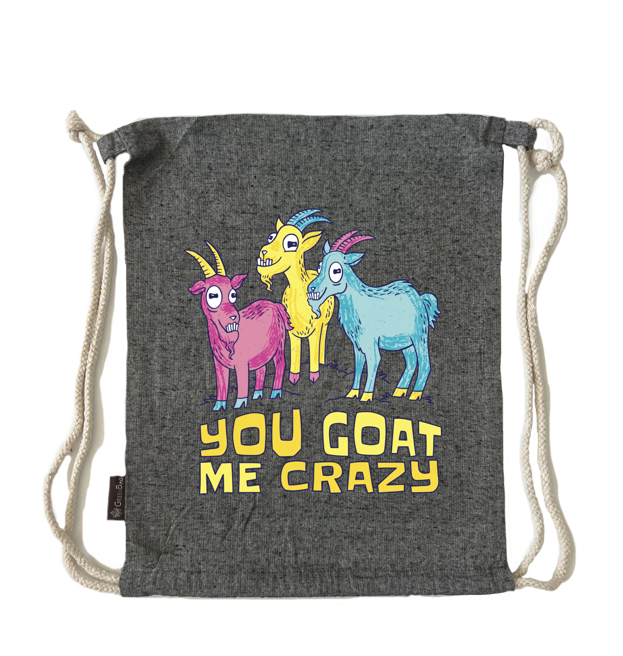תיק שרוך you goat me crazy