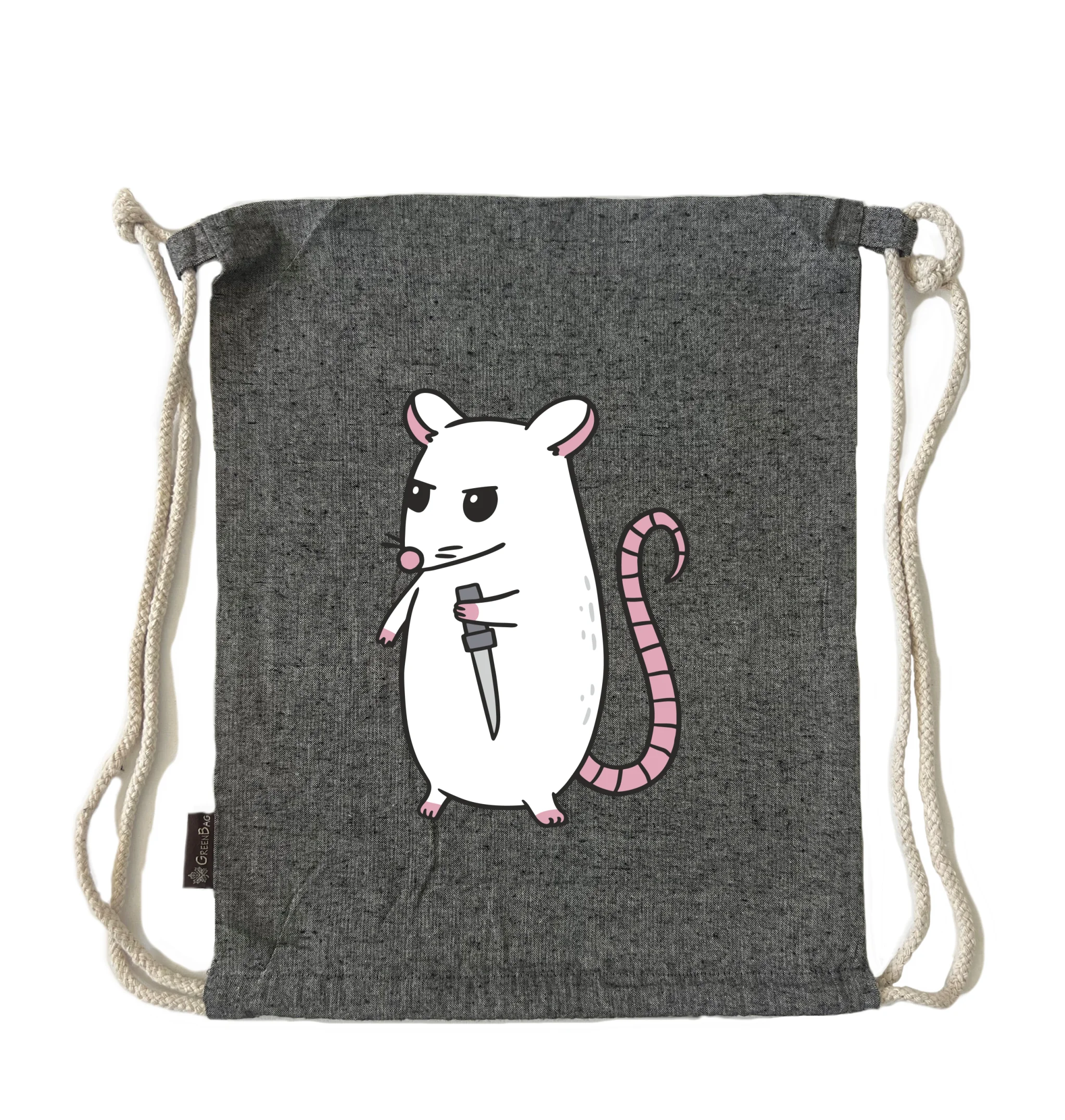 תיק שרוך עכבר פסיכופת