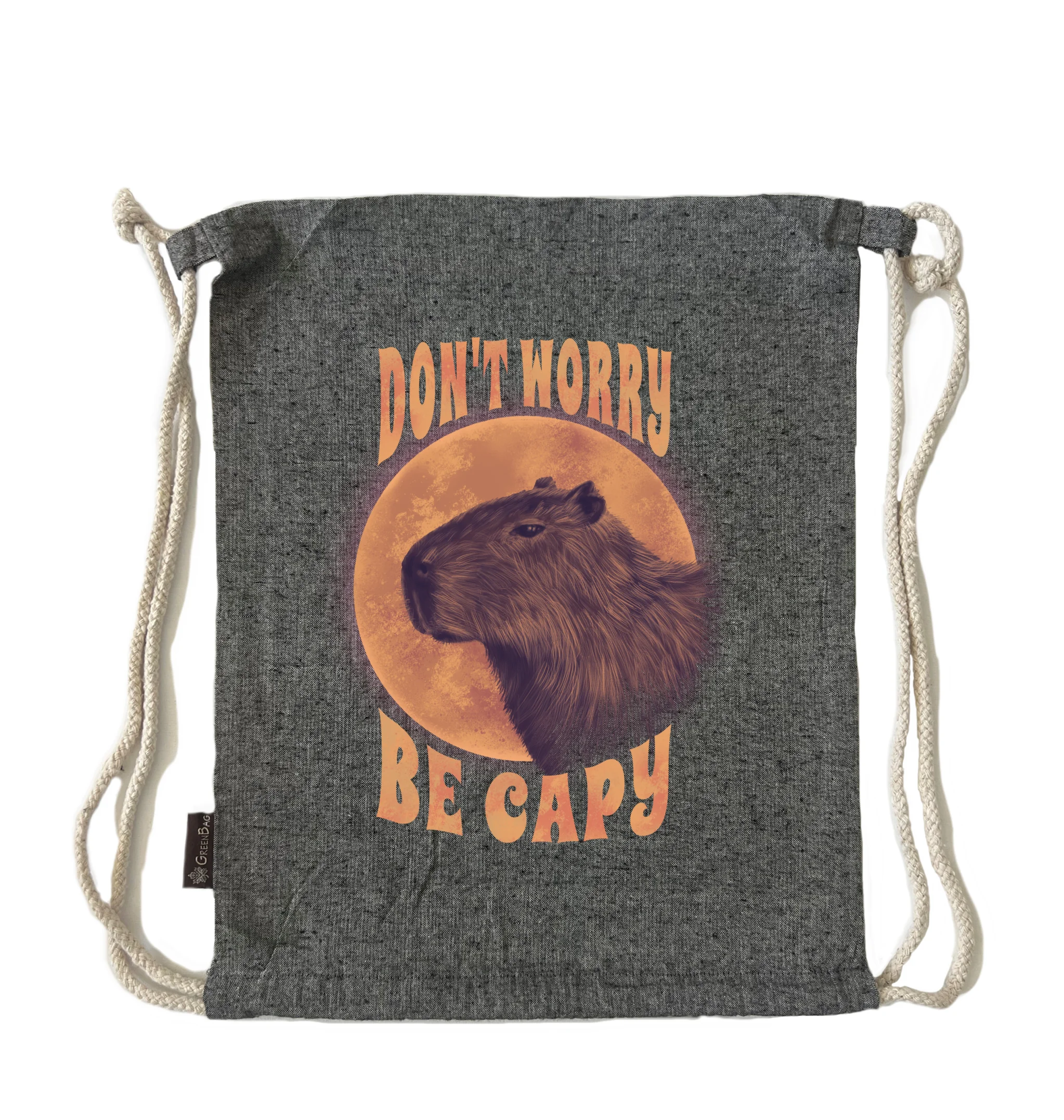 תיק שרוך dont worry be capy