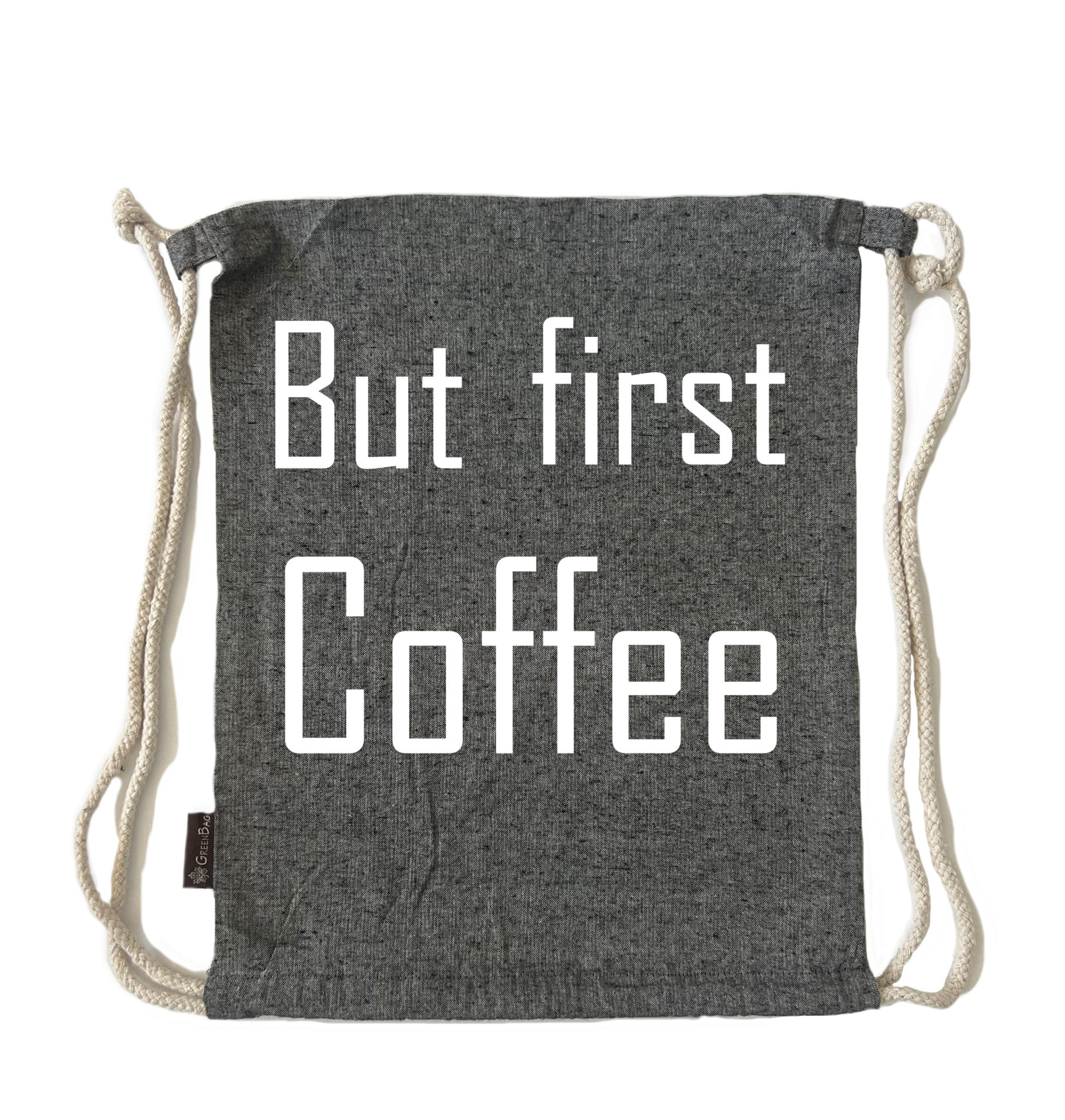 תיק שרוך first coffee