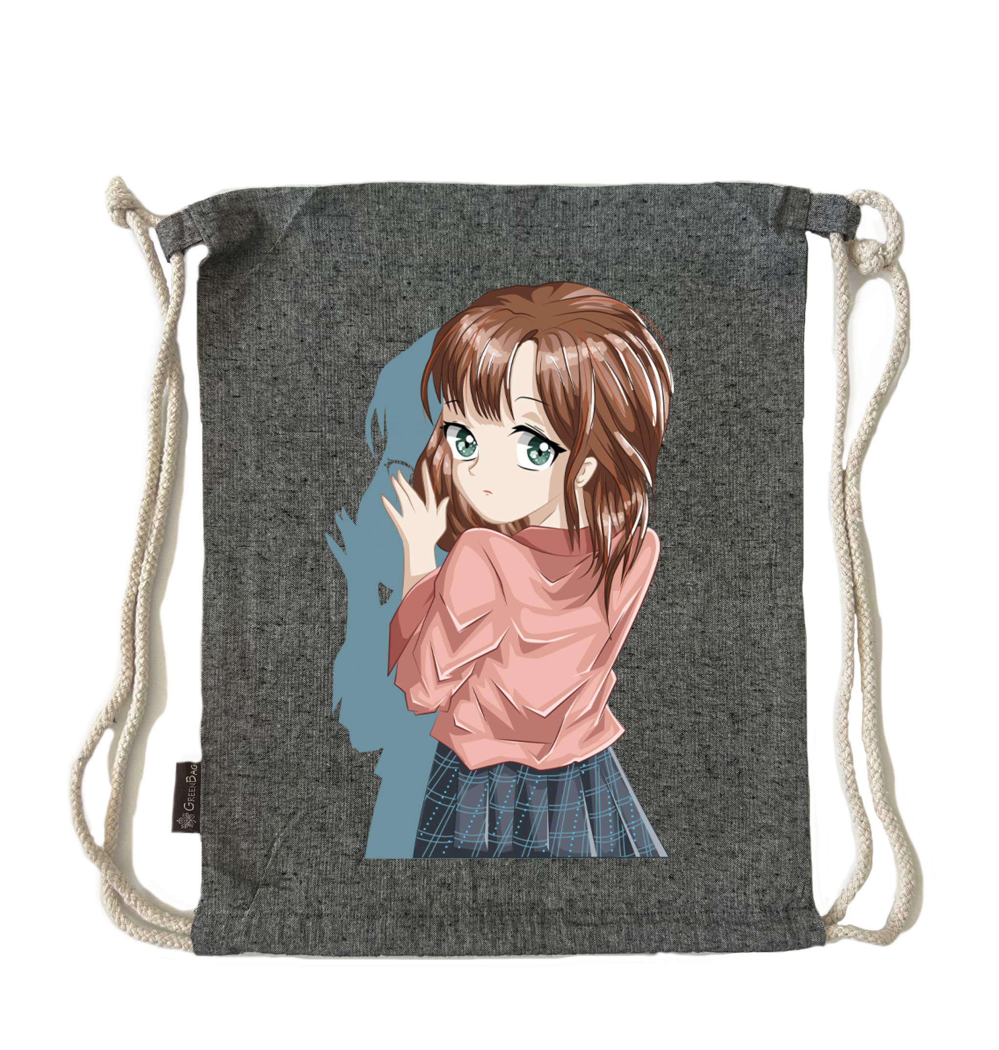 תיק שרוך ילדה אנימה