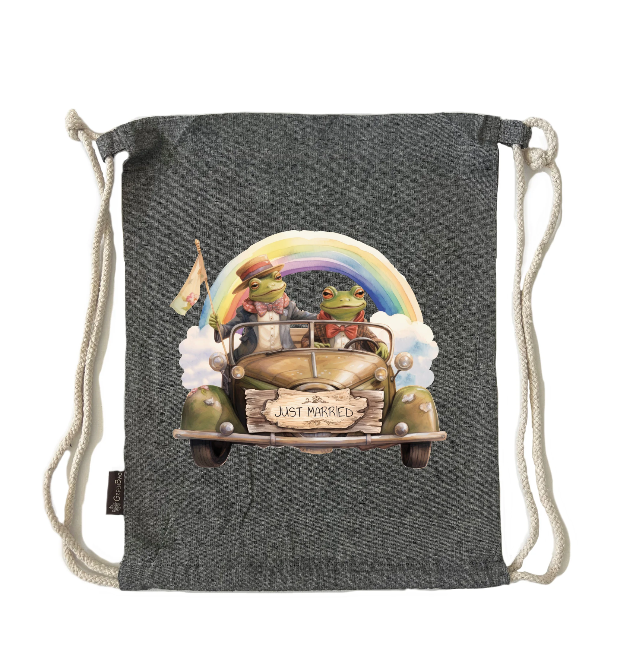 תיק שרוך just married תיק שרוך just married