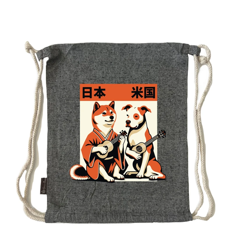 תיק שרוך כלבים מוזיקאלים יפנים