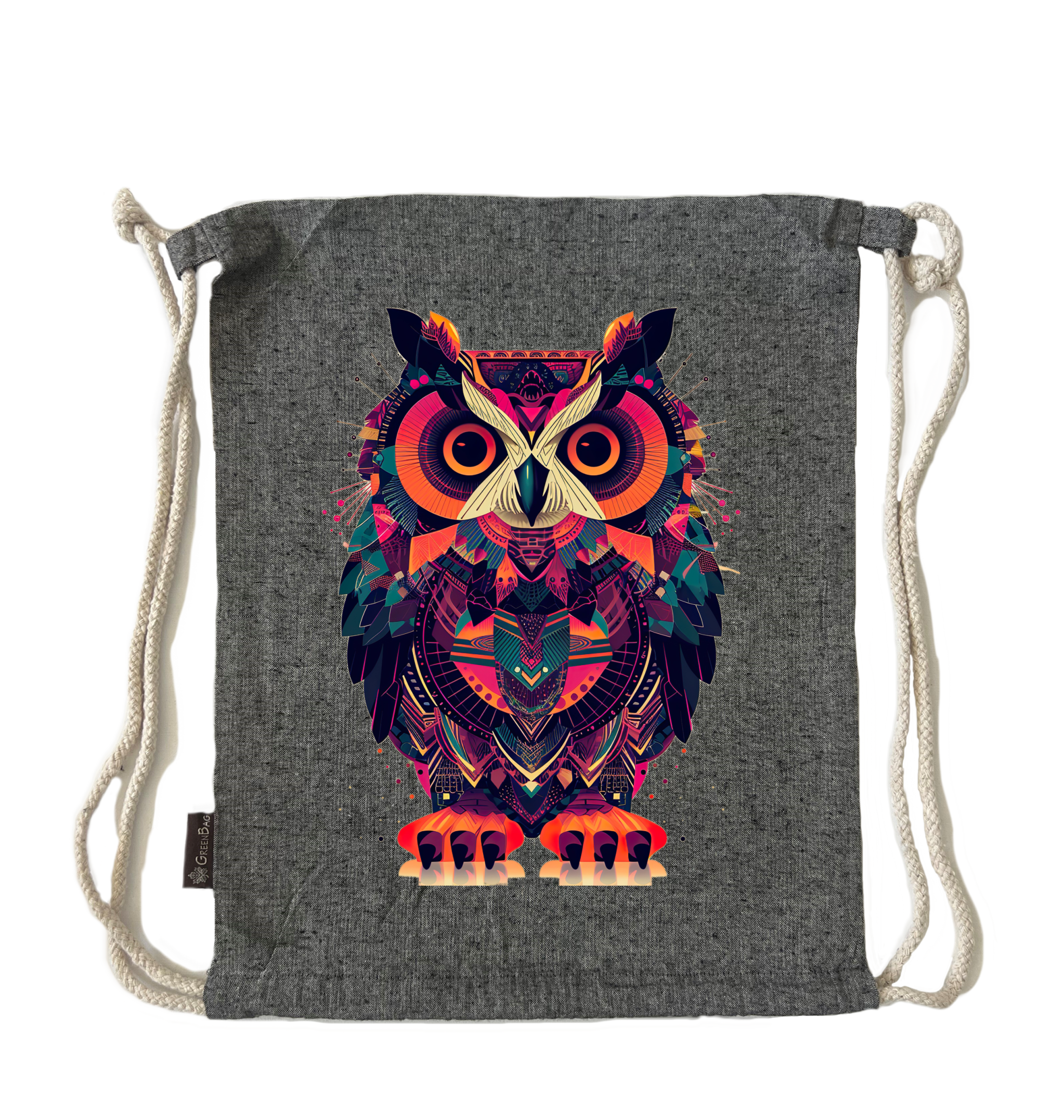 תיק שרוך Triangulated owl 1