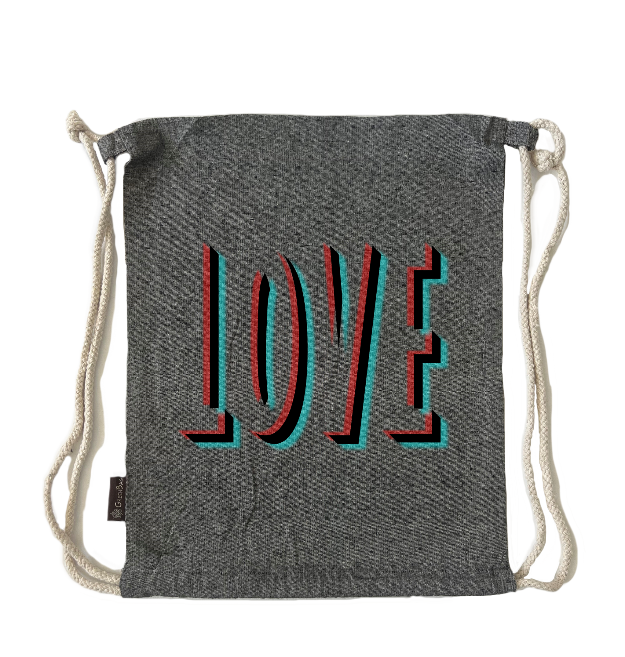 תיק שרוך love glow