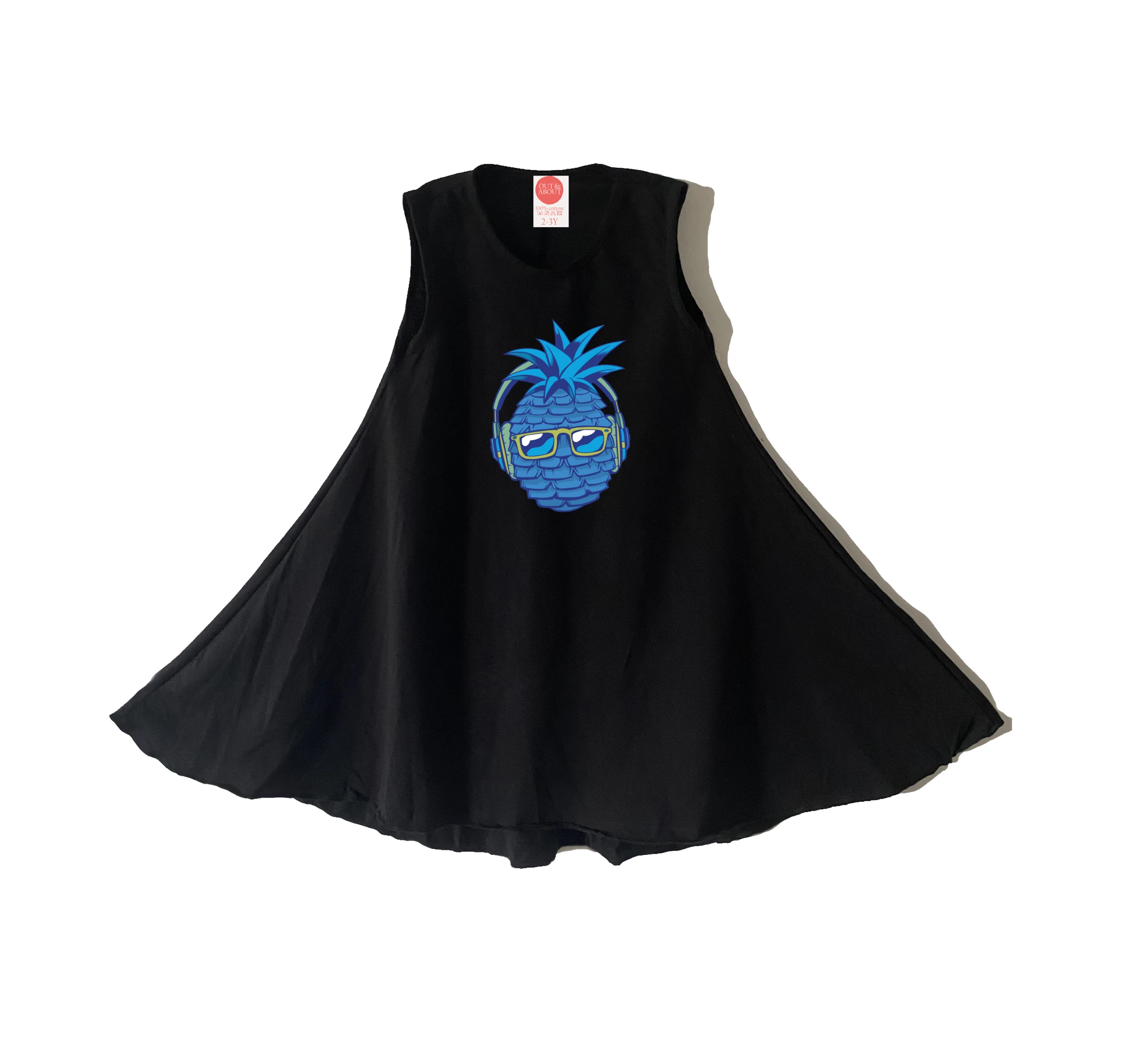 שמלה אננס כחול שמלה אננס כחול