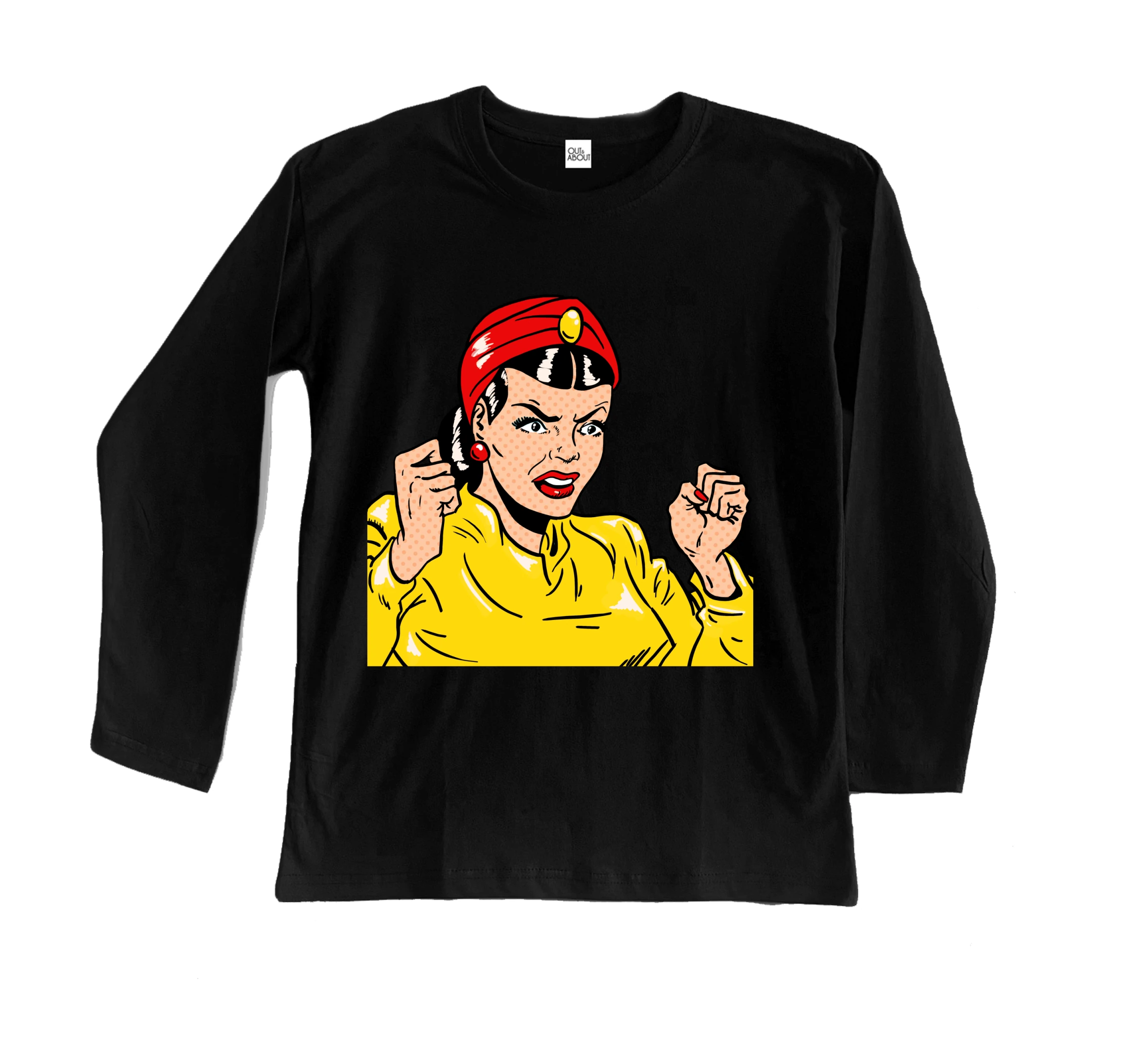 חולצה ארוכה פופ ארט 9