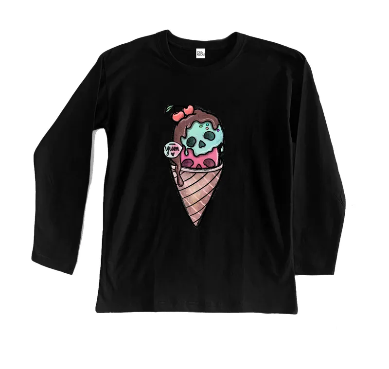 בייסיק ארוך ice cream skull