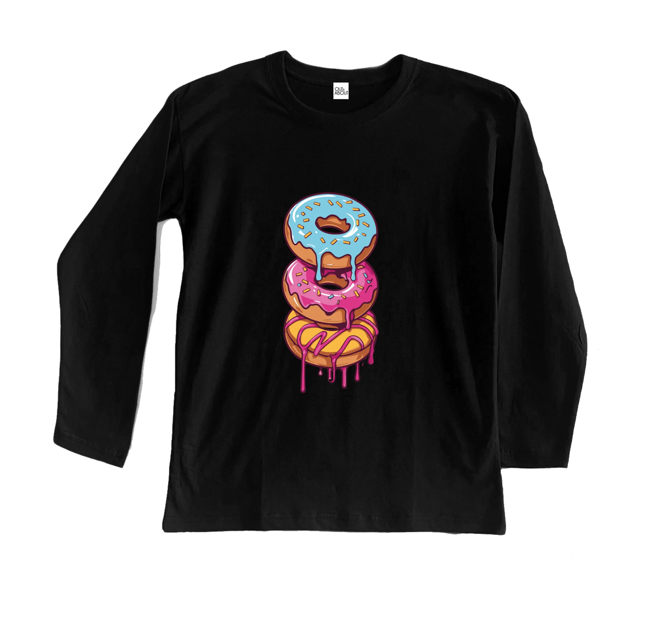 חולצה ארוכה ערמת דונאט חולצה ארוכה ערמת דונאט