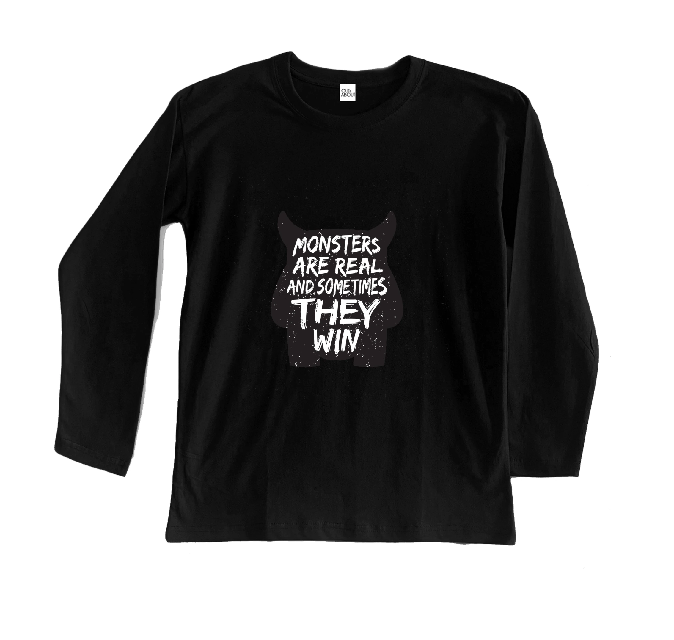 חולצה ארוכה monster are real חולצה ארוכה monster are real