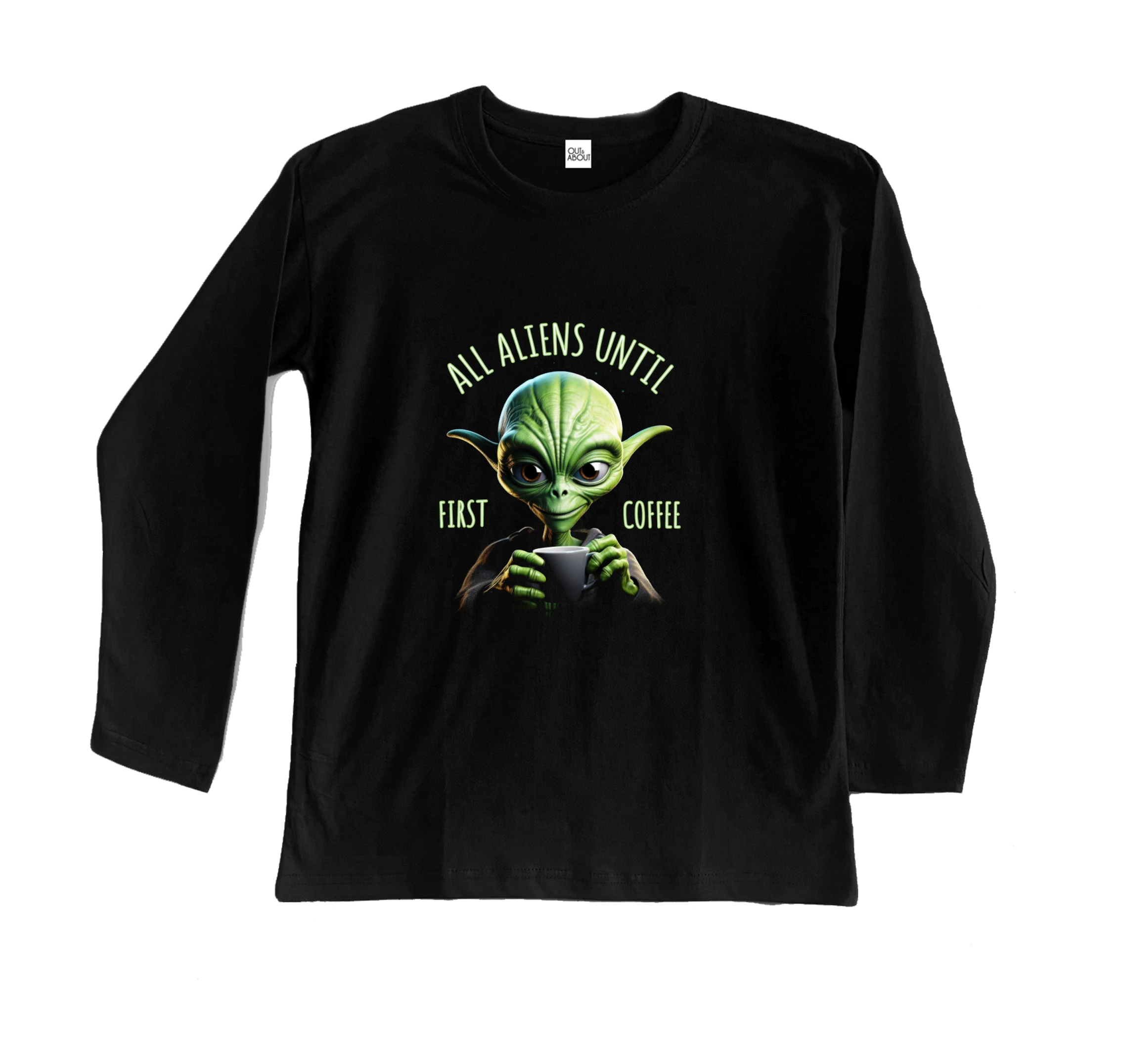 חולצה ארוכה קודם קפה ולפני חייזרים