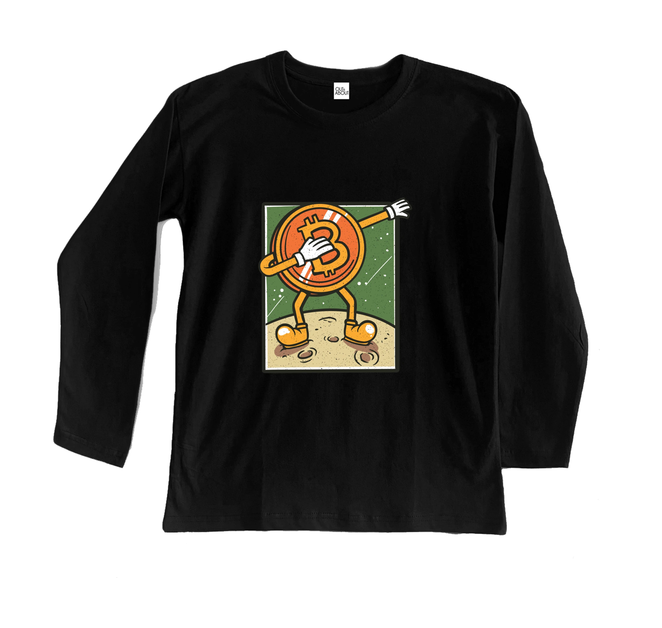 חולצה ארוכה ביטקוין חולצה ארוכה ביטקוין