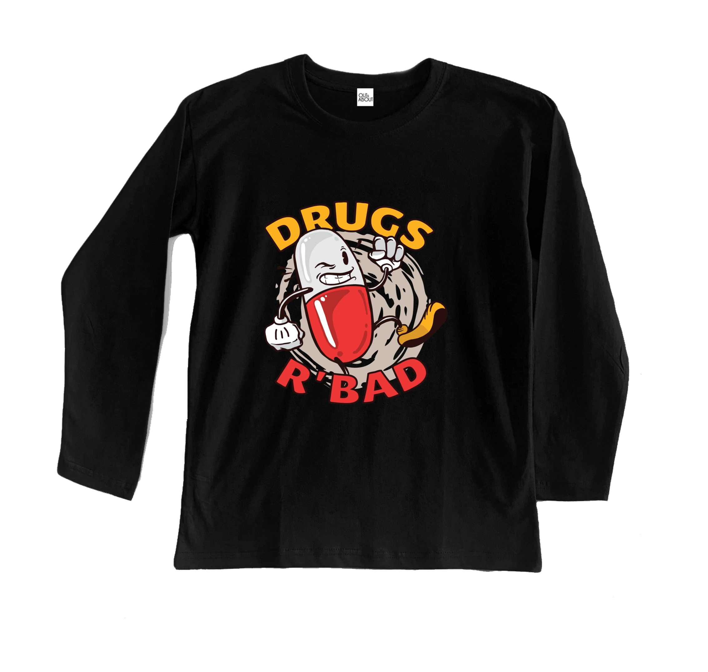 חולצה ארוכה drugs r'bad חולצה ארוכה drugs r'bad