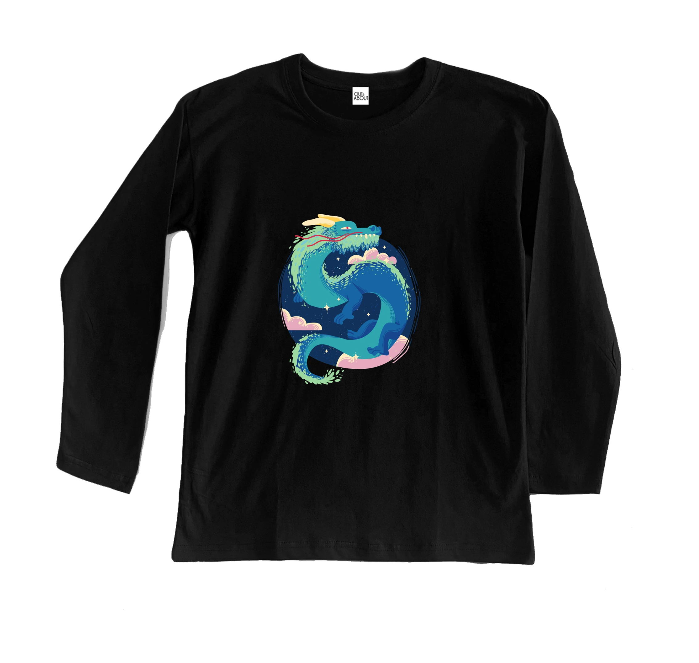 חולצה ארוכה דרקון מהאגדות חולצה ארוכה דרקון מהאגדות