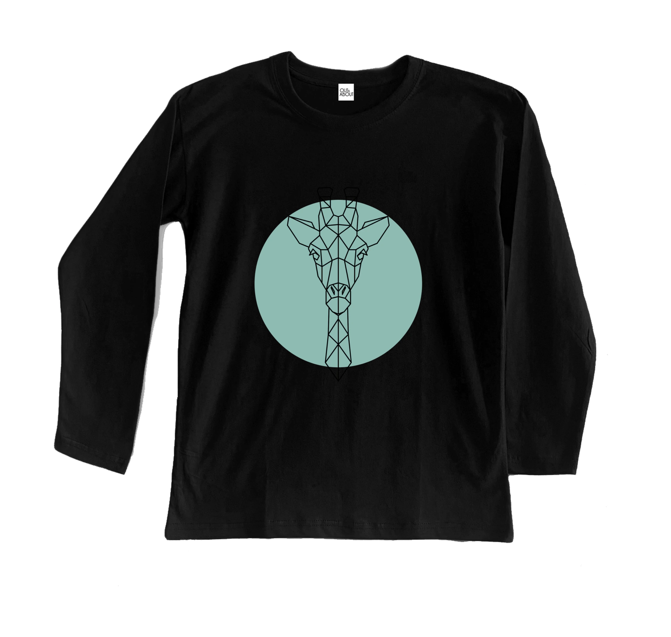 חולצה ארוכה ג'ירפה גאומטרי חולצה ארוכה ג'ירפה גאומטרי