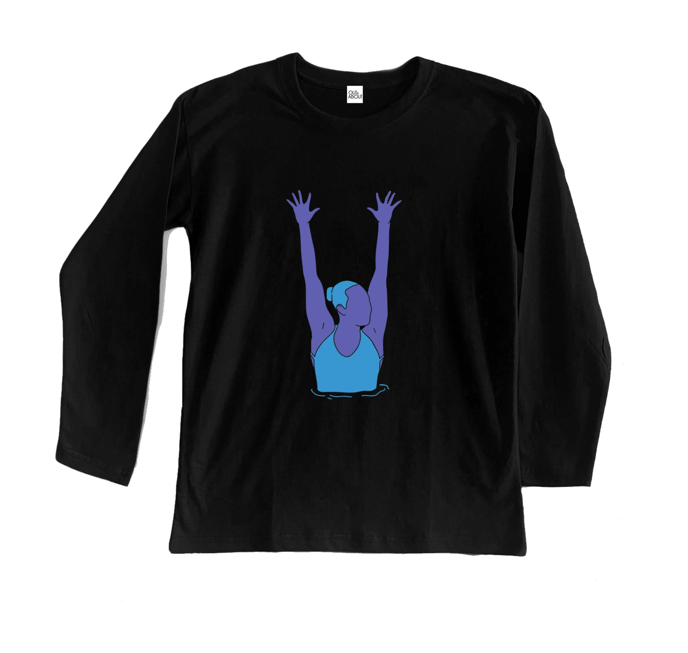 חולצה ארוכה שחייה אומנותית חולצה ארוכה שחייה אומנותית