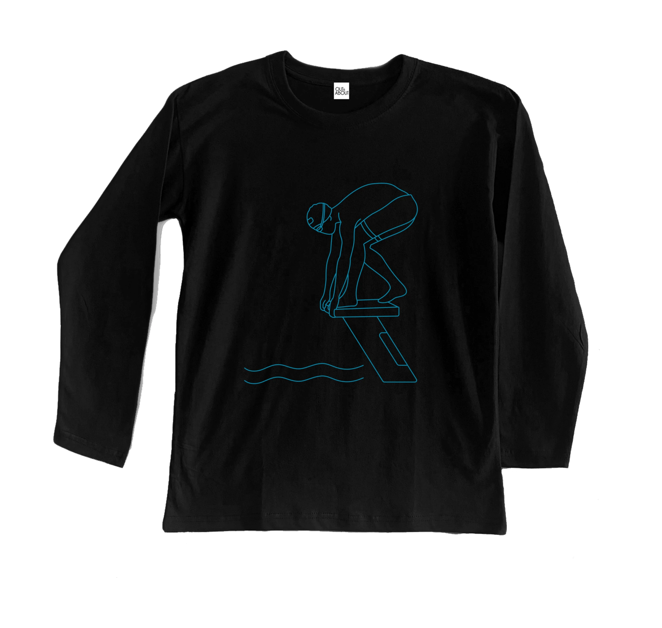 חולצה ארוכה קפיצה לבריכה