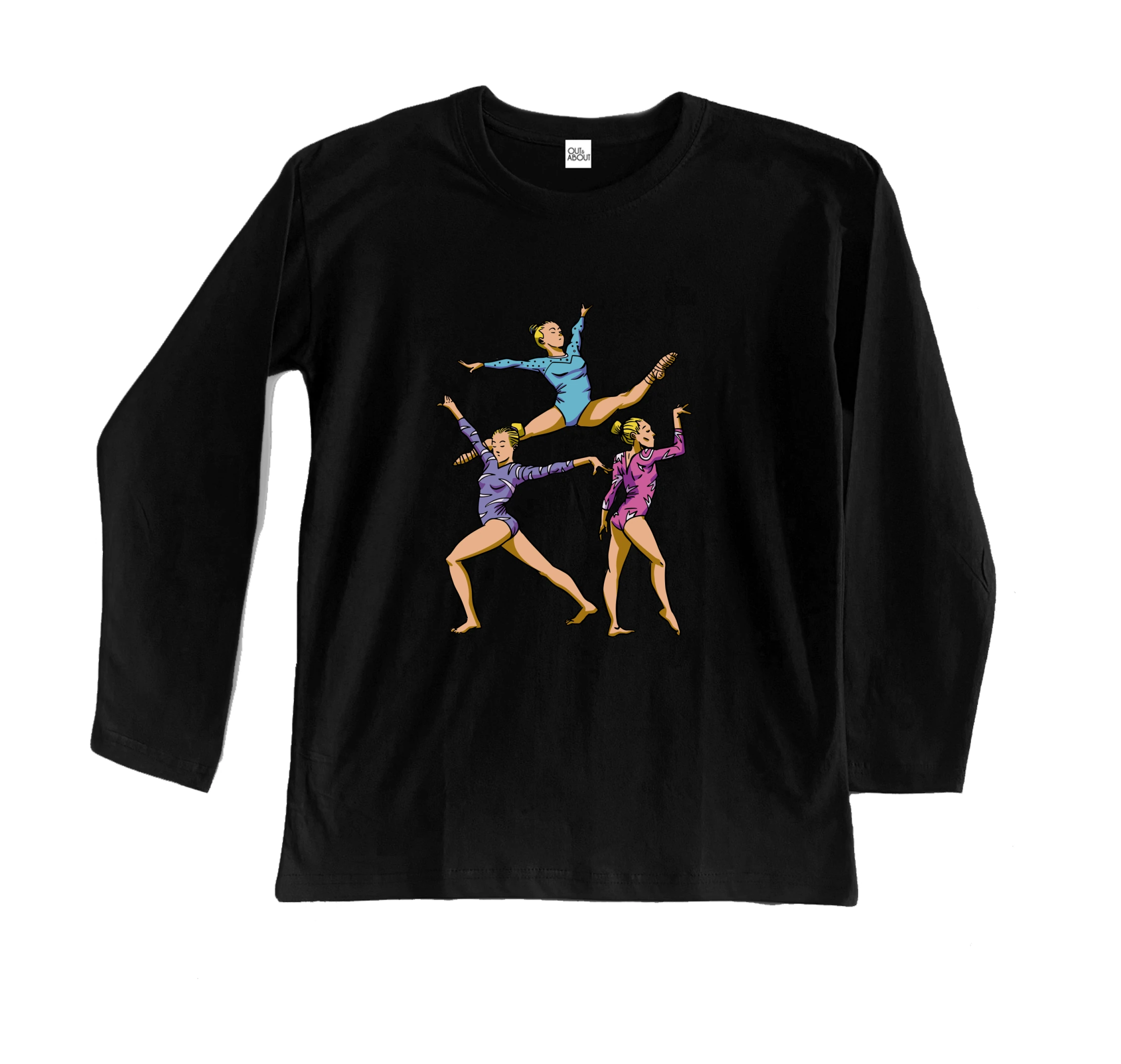 חולצה ארוכה התעמלות קרקע