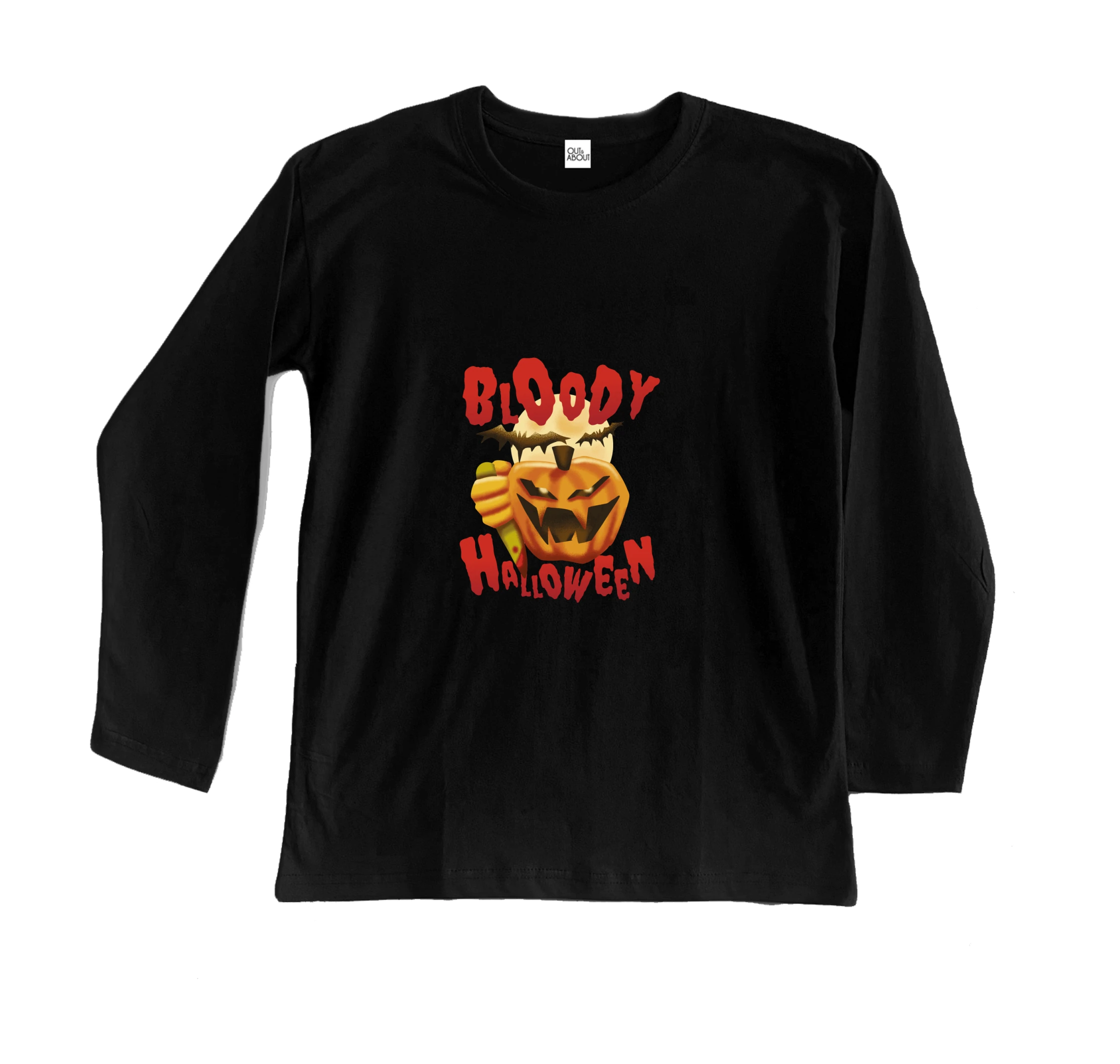 חולצה ארוכה הלווין שמח חולצה ארוכה הלווין שמח