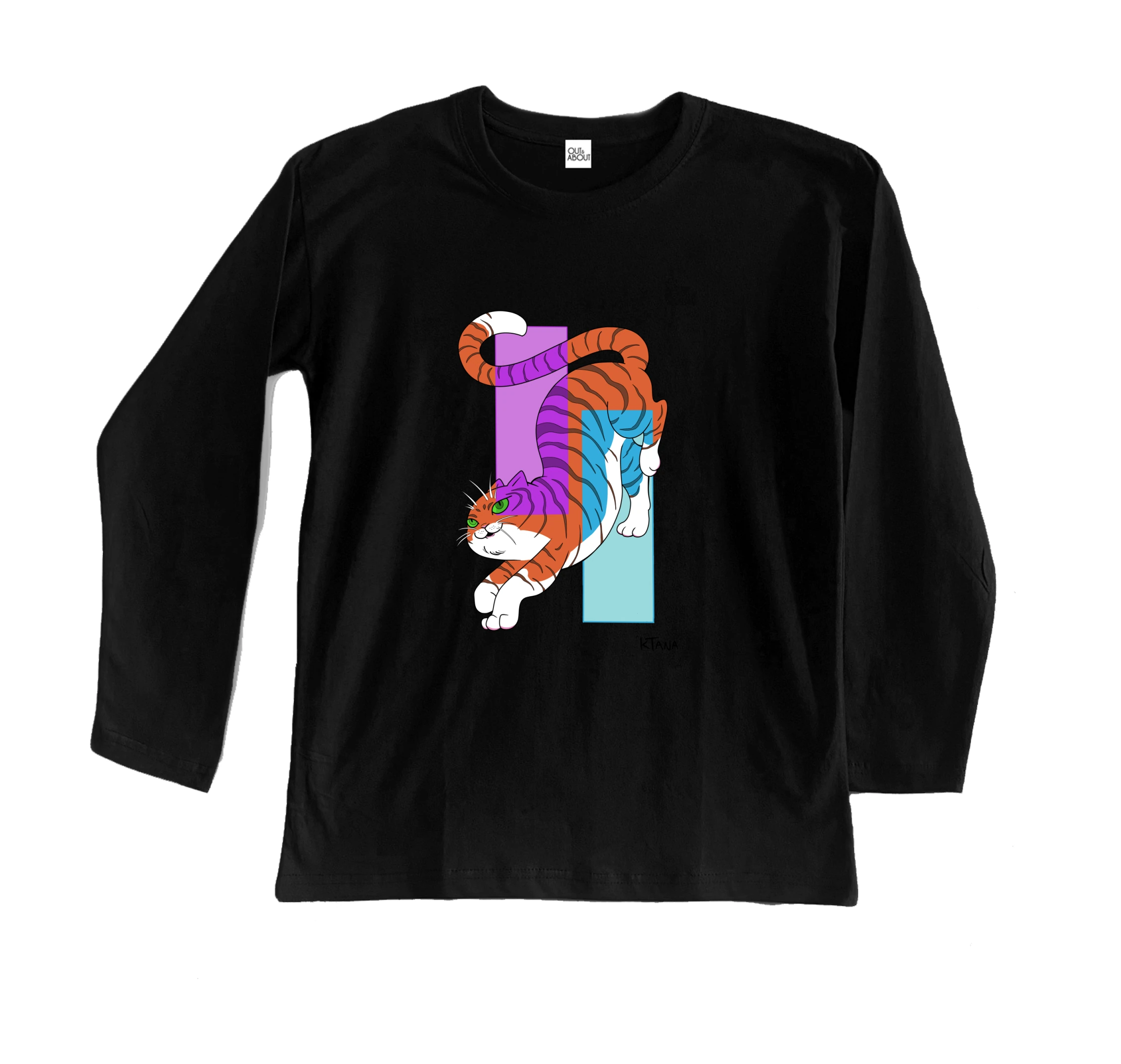 חולצה ארוכה color cat חולצה ארוכה color cat