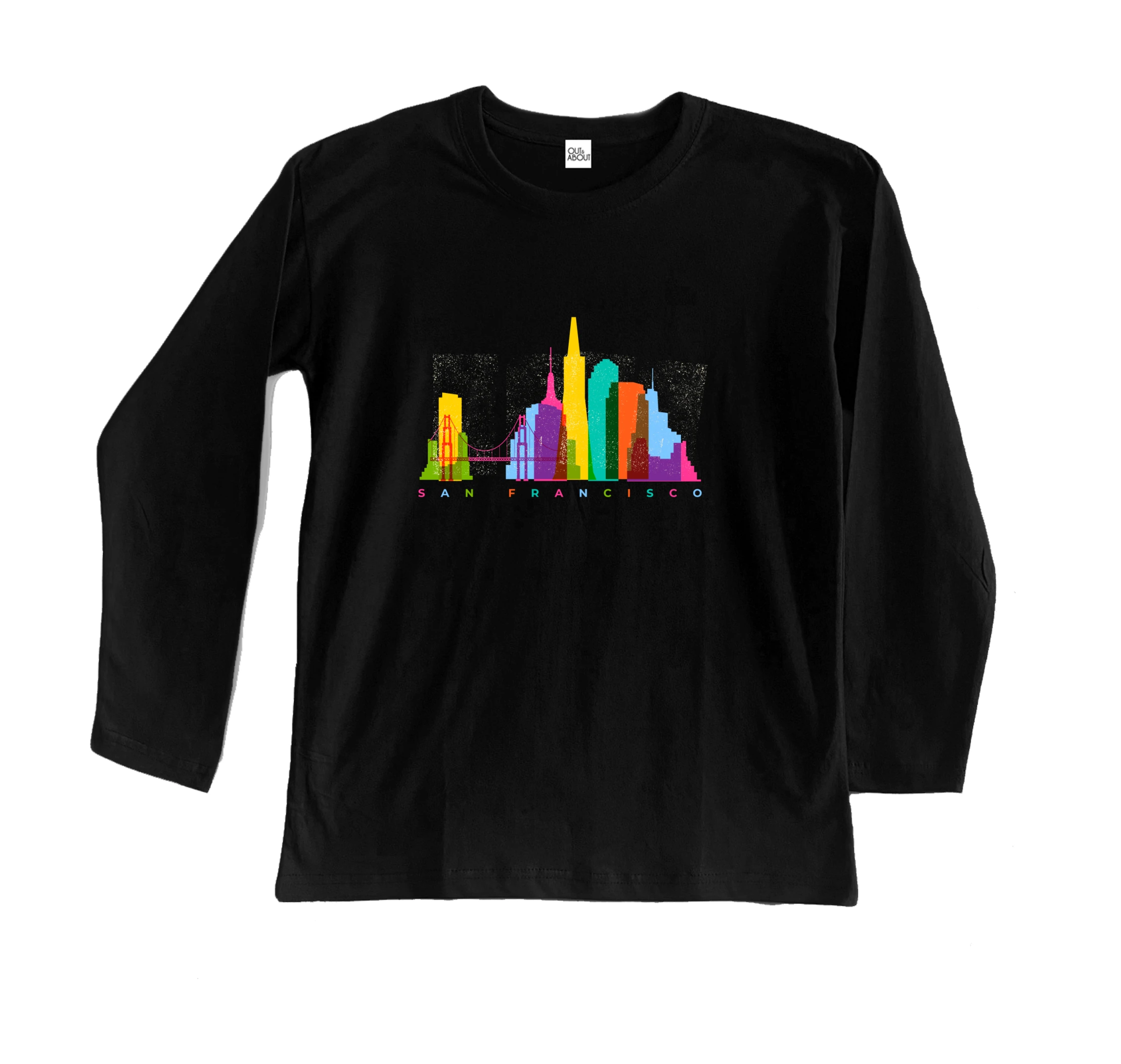 חולצה ארוכה קו רקיע סאן פרנסיסקו חולצה ארוכה קו רקיע סאן פרנסיסקו