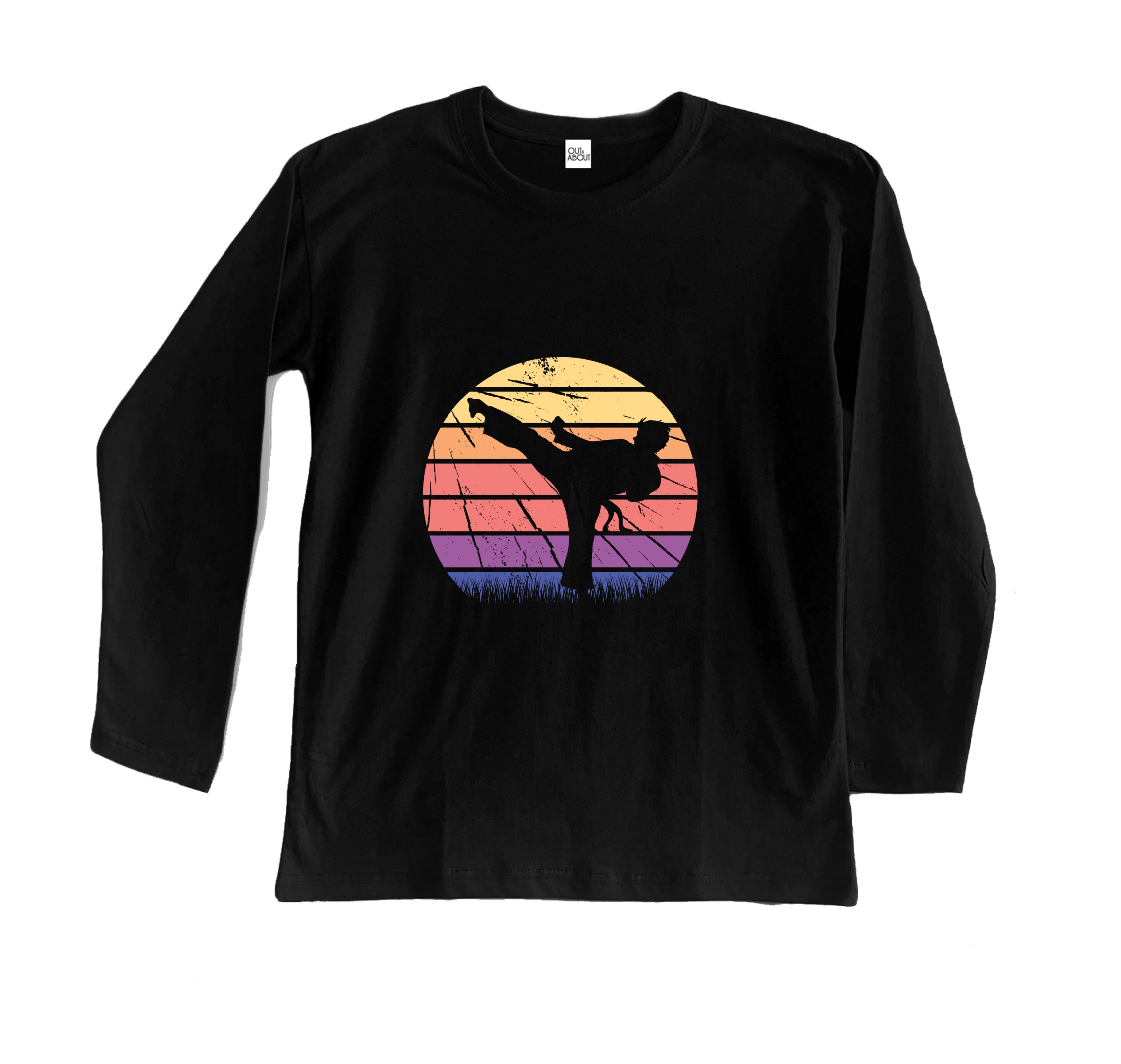 חולצה ארוכה קראטה צבעוני חולצה ארוכה קראטה צבעוני