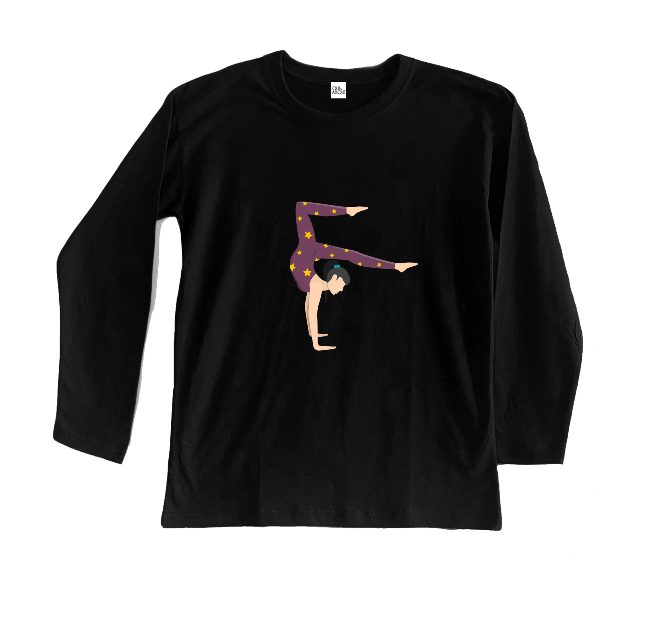 חולצה ארוכה מתעמלת חולצה ארוכה מתעמלת