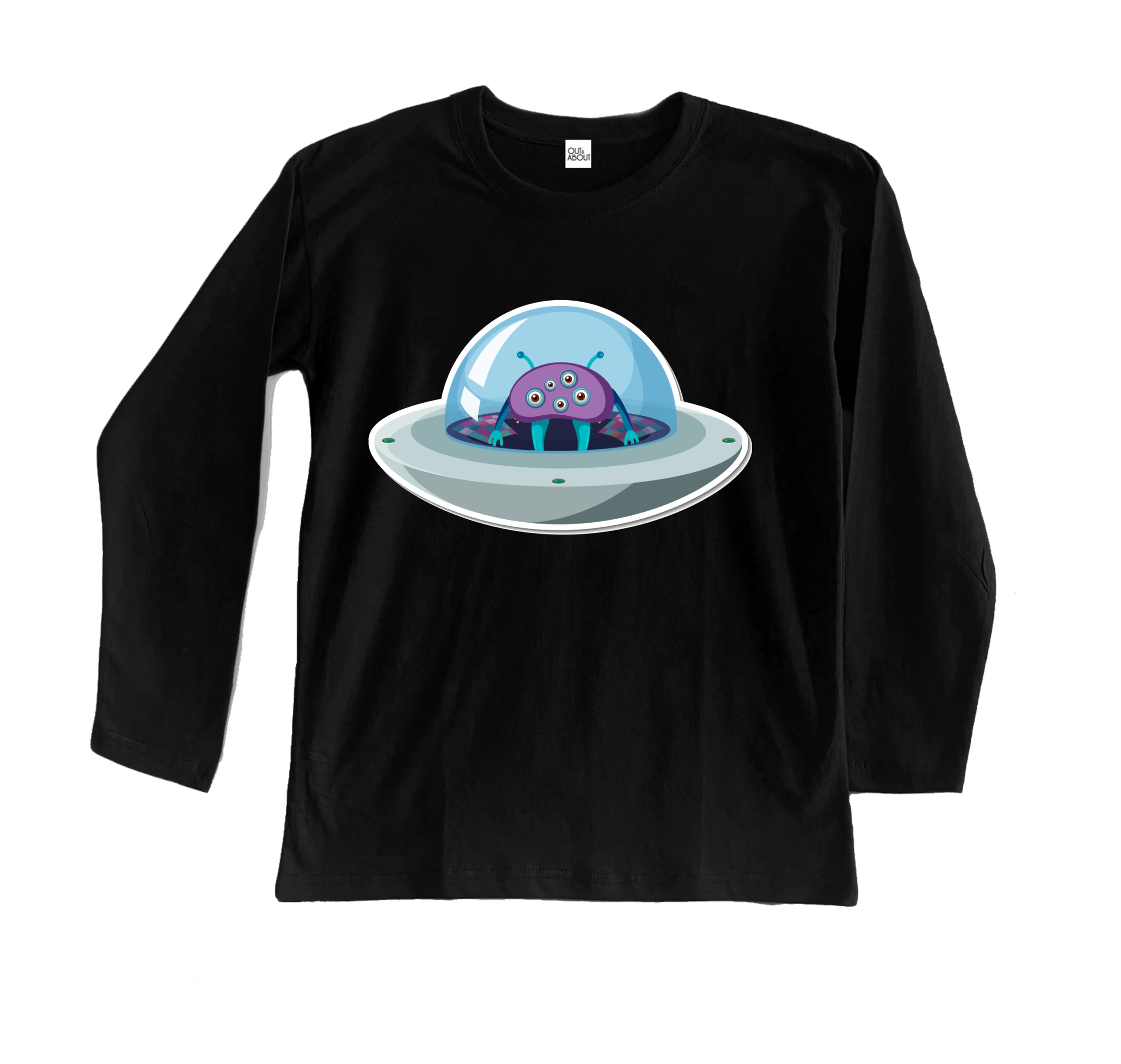 חולצה ארוכה חייזר בחללית חולצה ארוכה חייזר בחללית