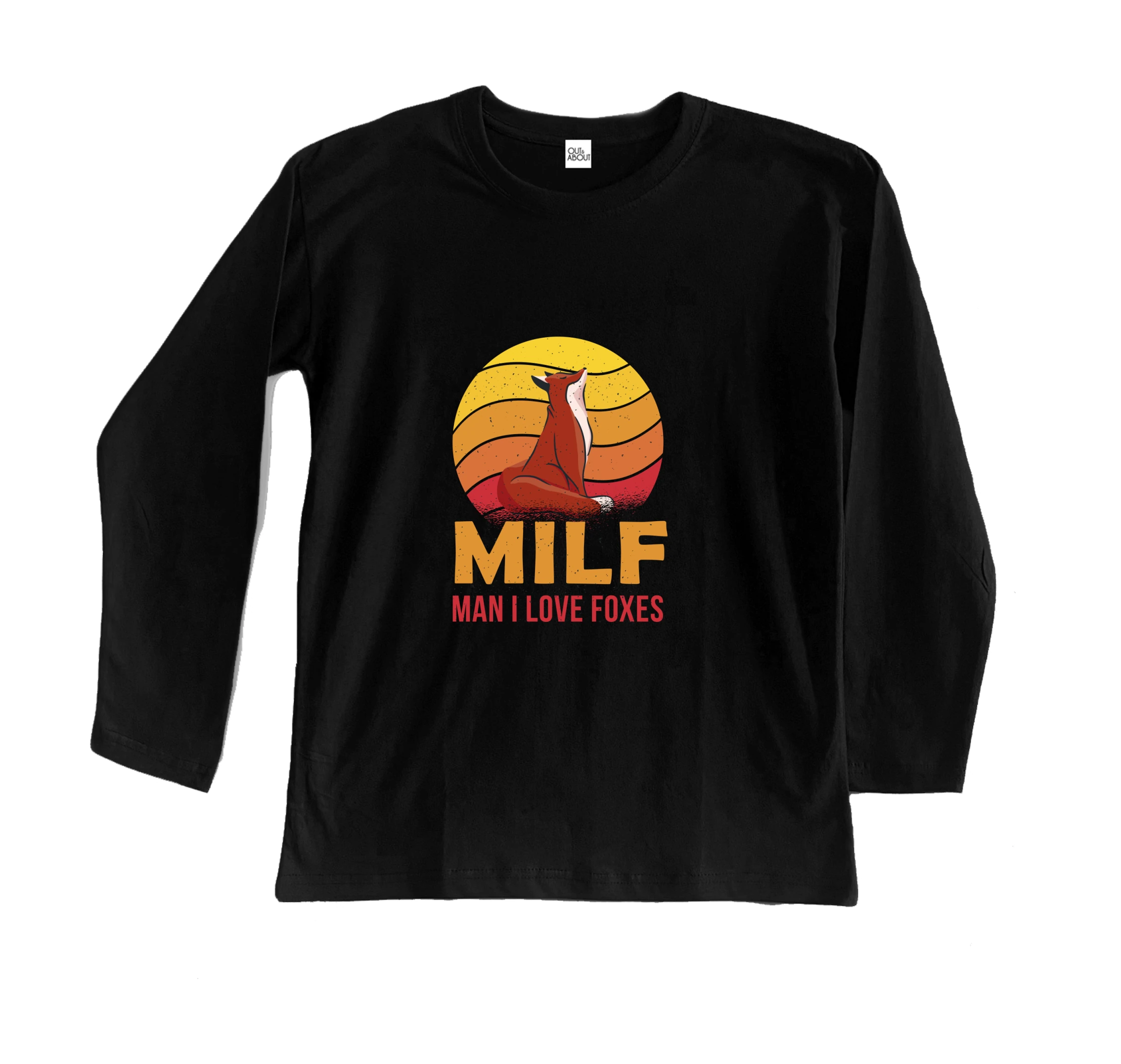 חולצה ארוכה MILF שועל חולצה ארוכה MILF שועל