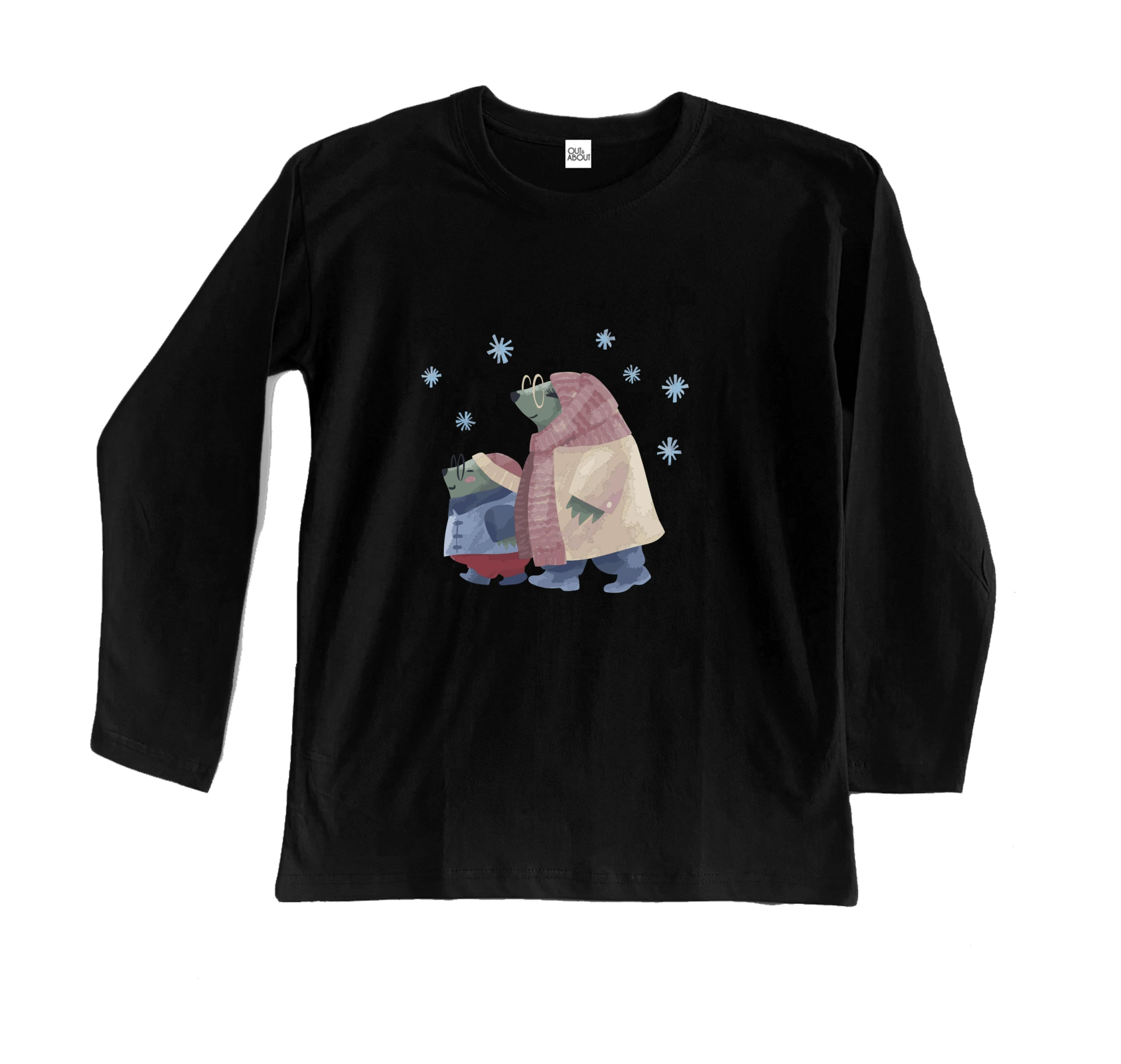 חולצה ארוכה עכברים עם משקפיים חולצה ארוכה עכברים עם משקפיים