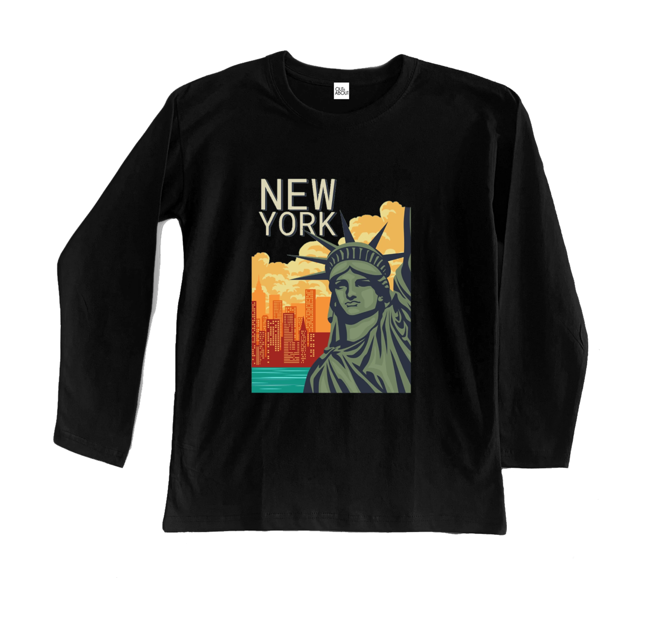 חולצה ארוכה פוסטר ניו יורק חולצה ארוכה פוסטר ניו יורק