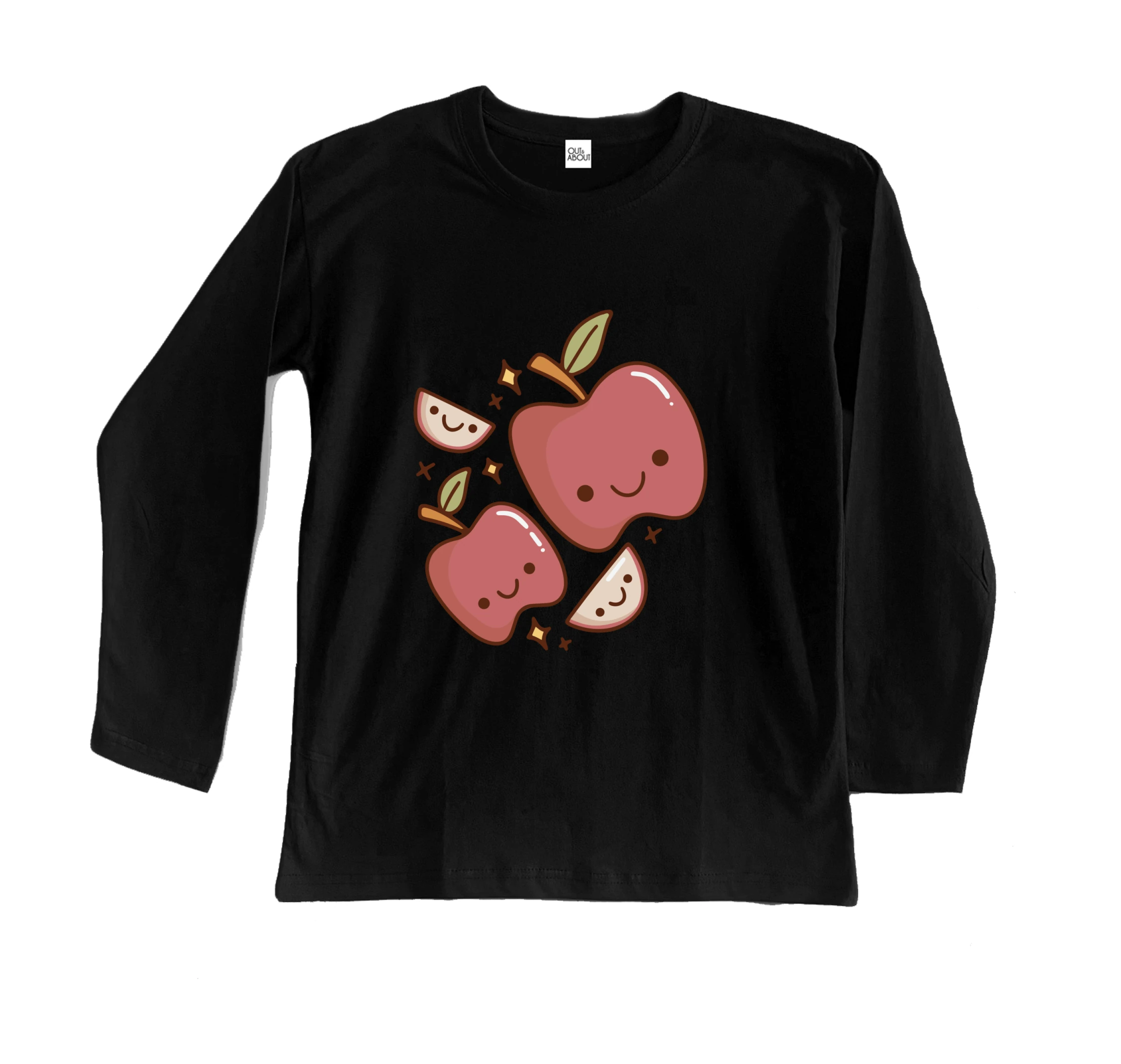 חולצה ארוכה תפוחים שמחים חולצה ארוכה תפוחים שמחים