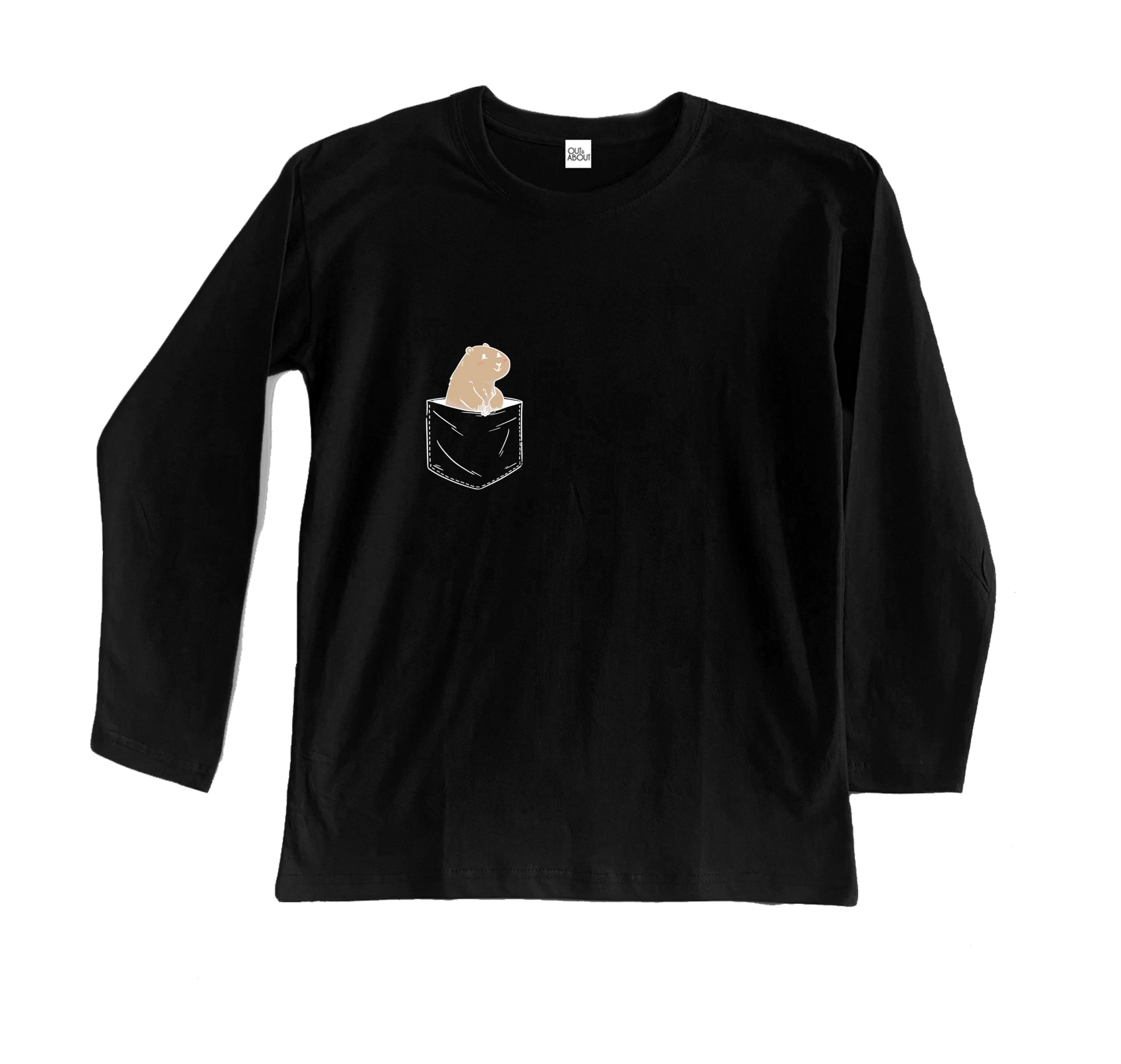 חולצה ארוכה כיס אוגר