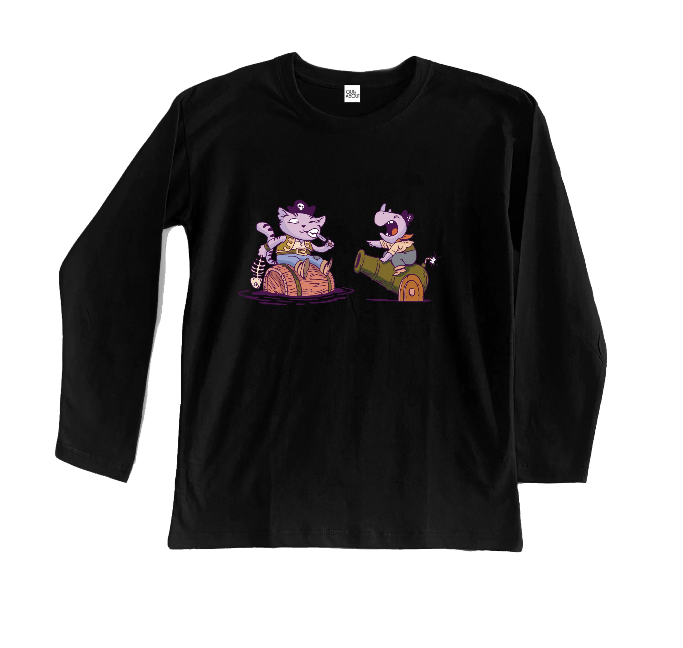 חולצה ארוכה ויכוח פיראטי חולצה ארוכה ויכוח פיראטי