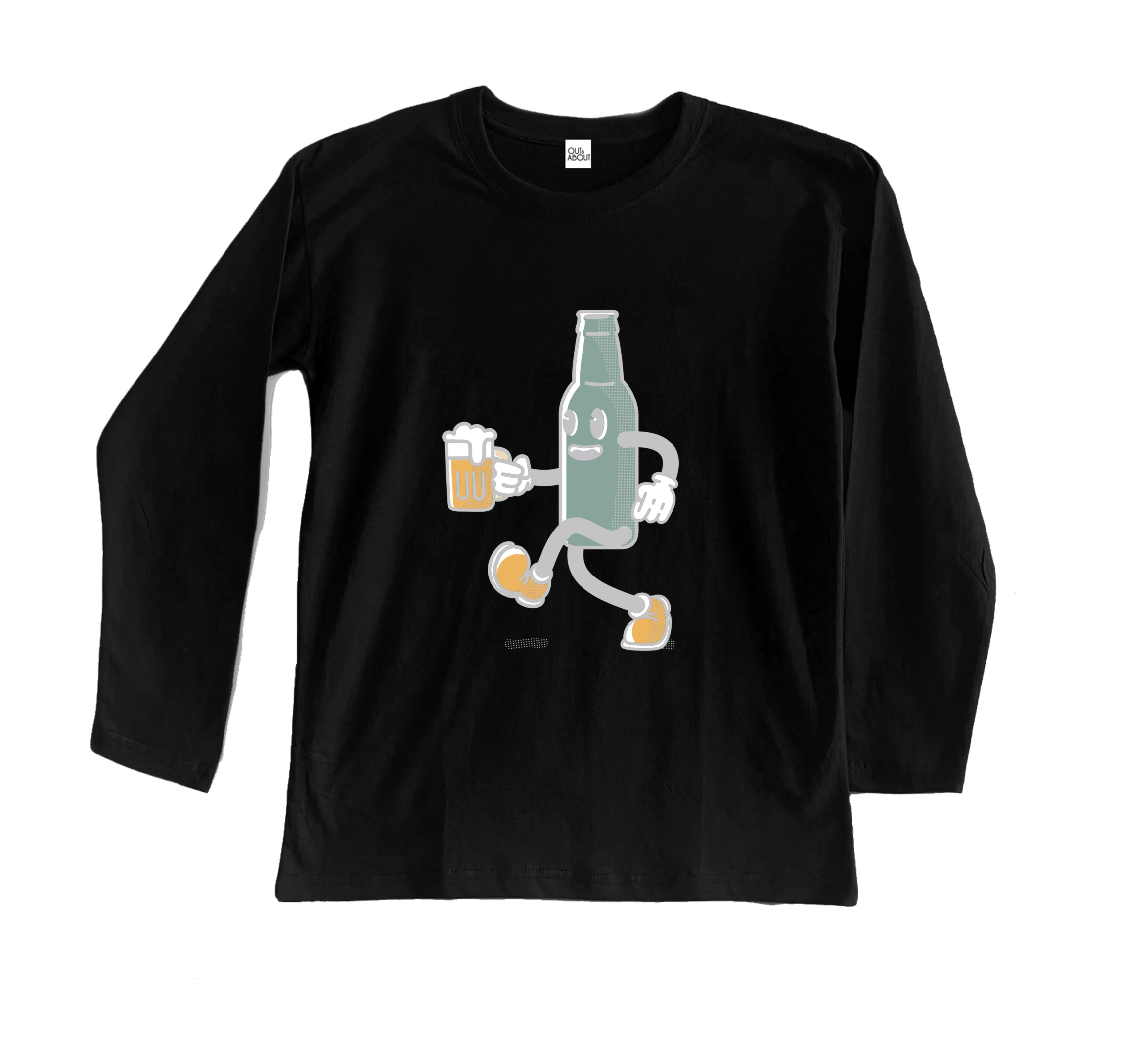 חולצה ארוכה בירה רטרו חולצה ארוכה בירה רטרו