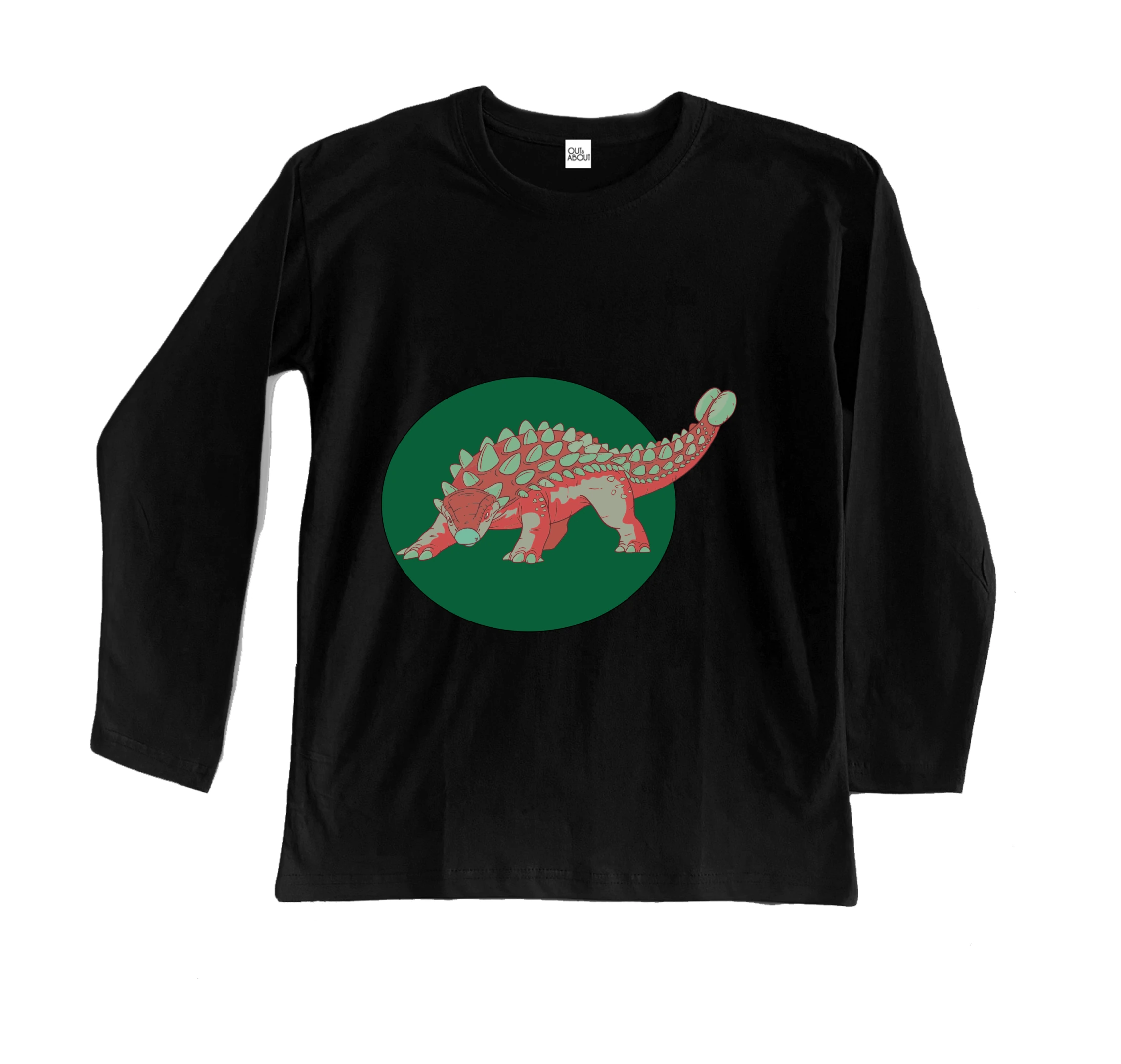 חולצה ארוכה דינוזאור אדום חולצה ארוכה דינוזאור אדום