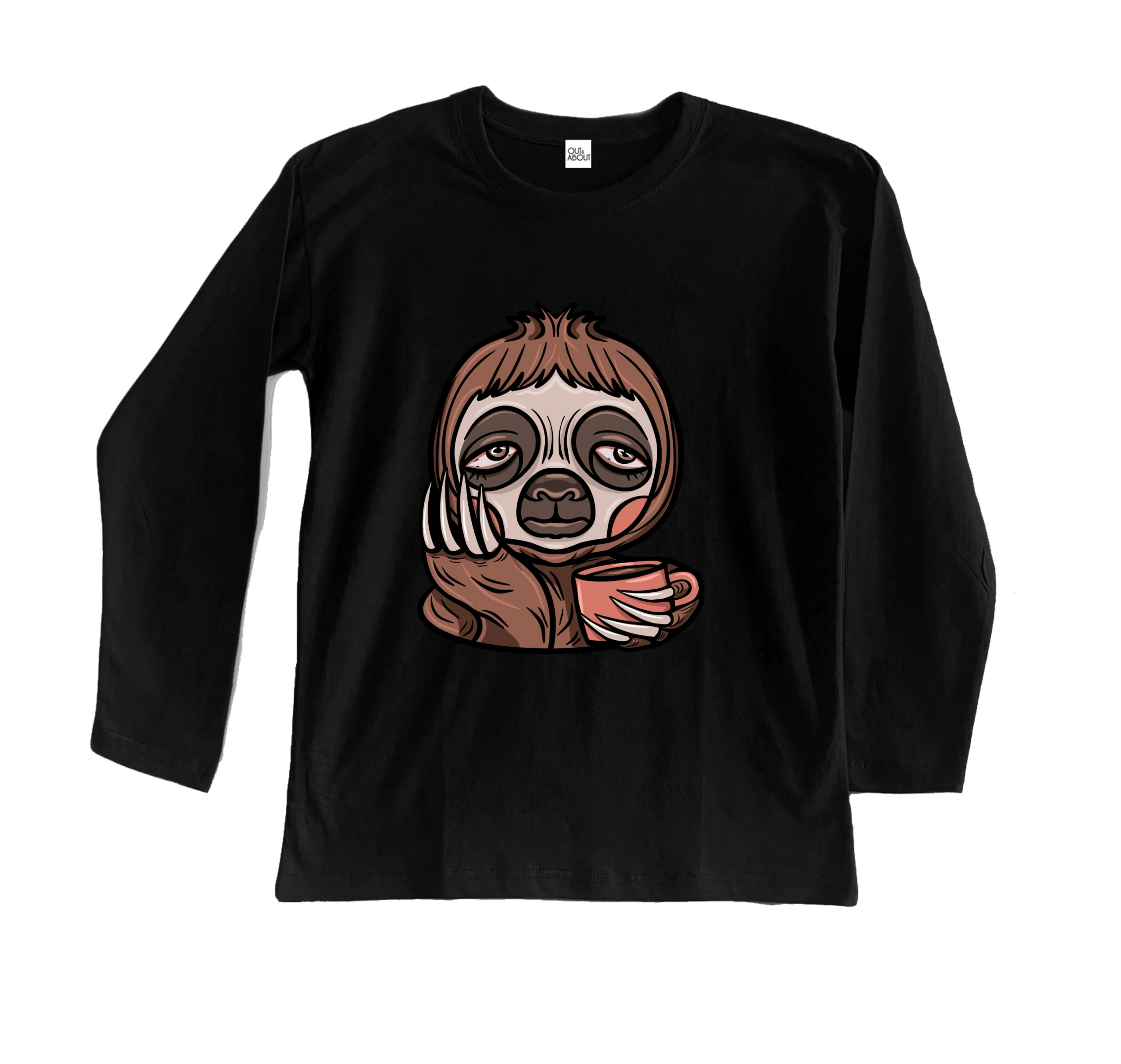 חולצה ארוכה עצלנות בוקר חולצה ארוכה עצלנות בוקר