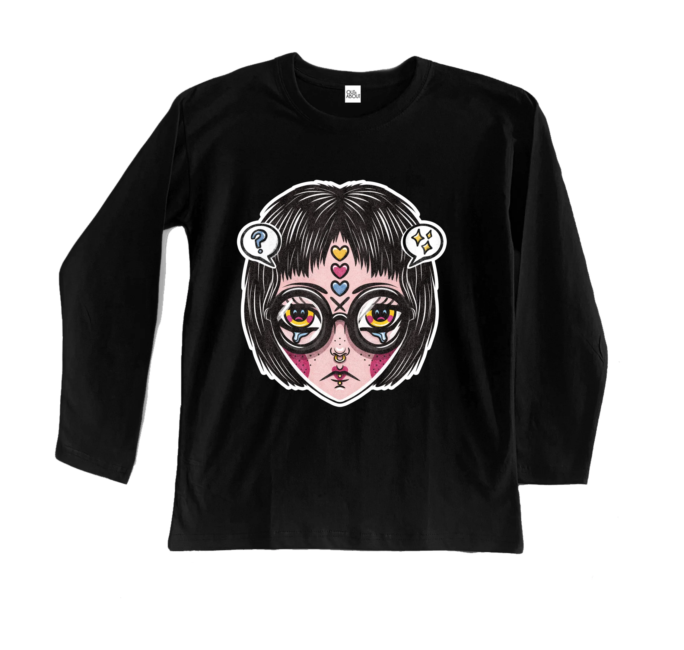 חולצה ארוכה emojigirl2 חולצה ארוכה emojigirl2