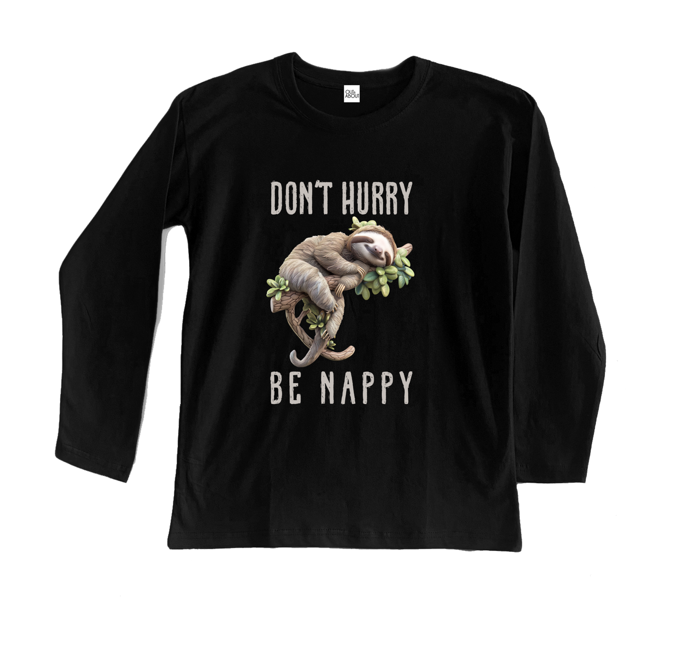 חולצה ארוכה Dont Hurry Be Nappy חולצה ארוכה Dont Hurry Be Nappy