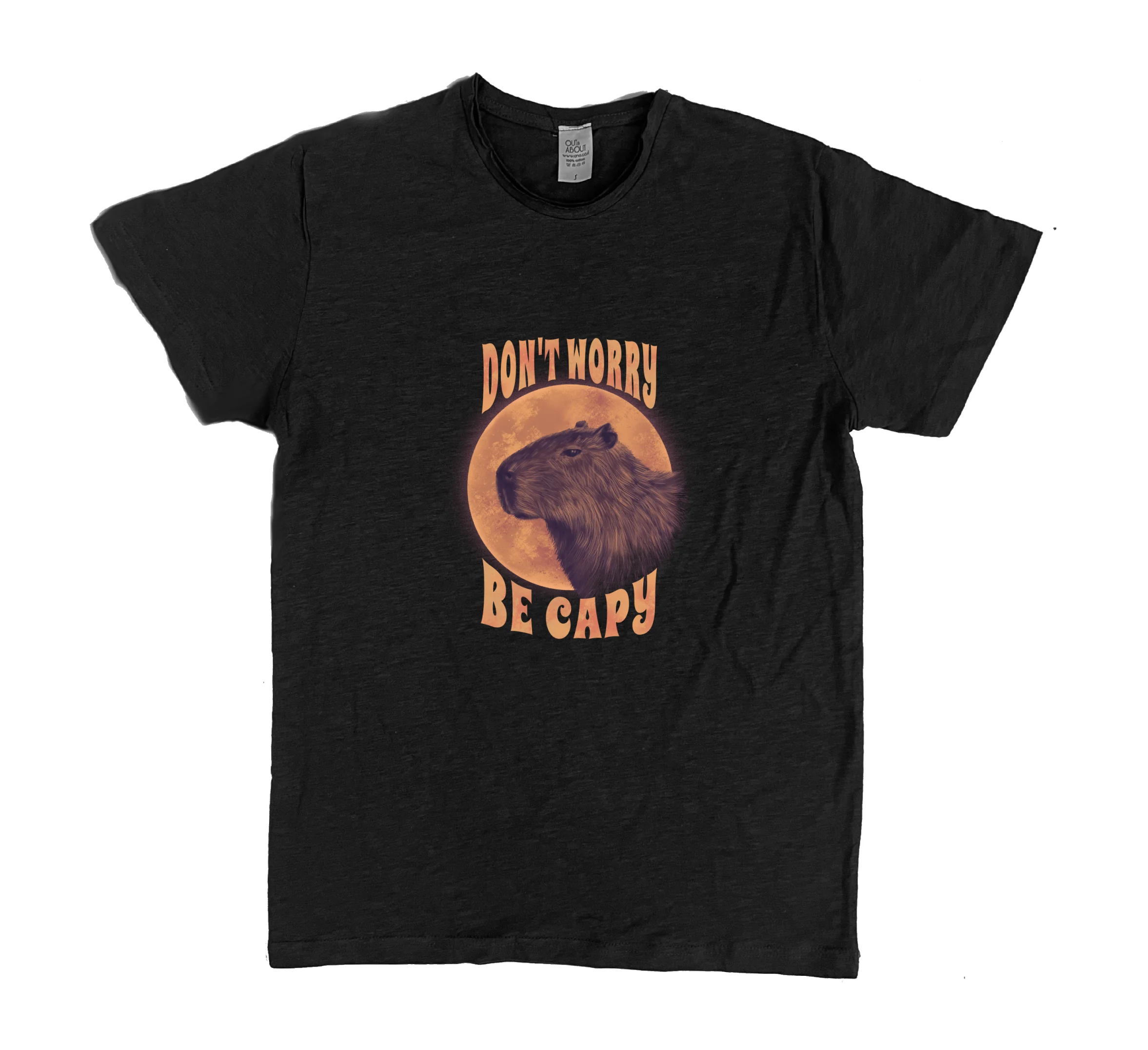 פרמיום טי dont worry be capy - שחור, S