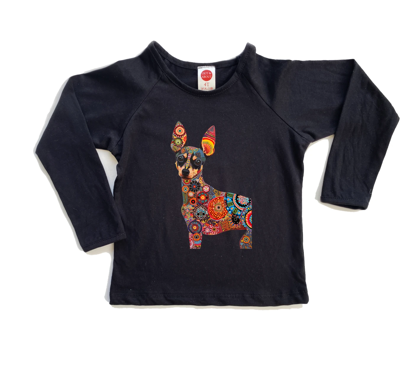 חולצת ילדים Triangulated dog 9 חולצת ילדים Triangulated dog 9