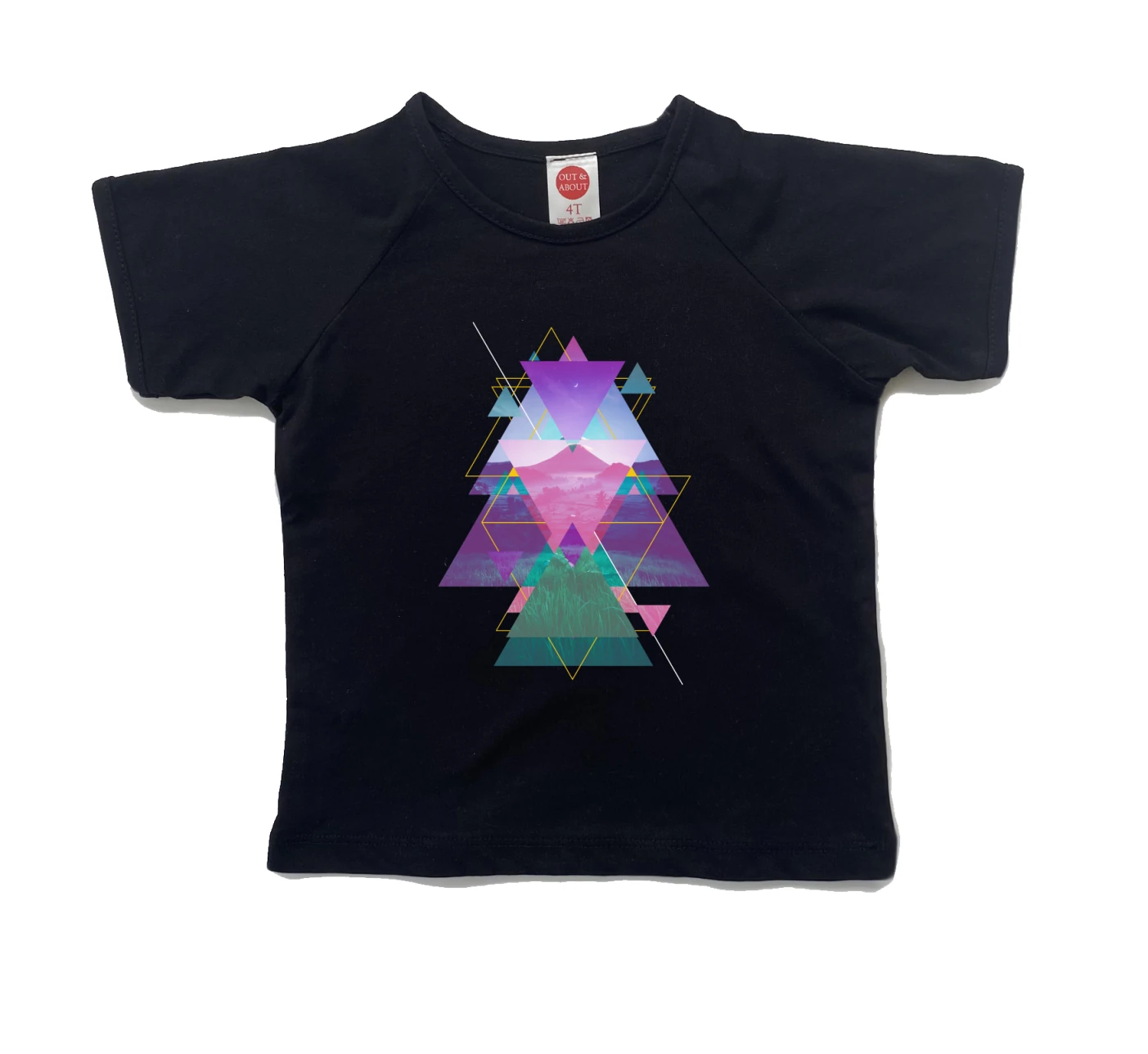 חולצת ילדים טבע גאומטרי