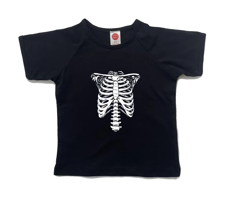 חולצת ילדים תחפושת שלד