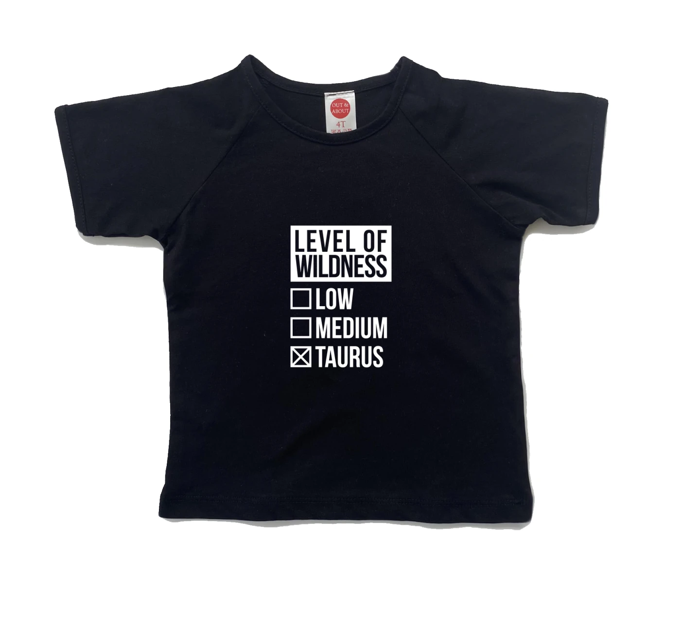 חולצת ילדים אופי של שור חולצת ילדים אופי של שור